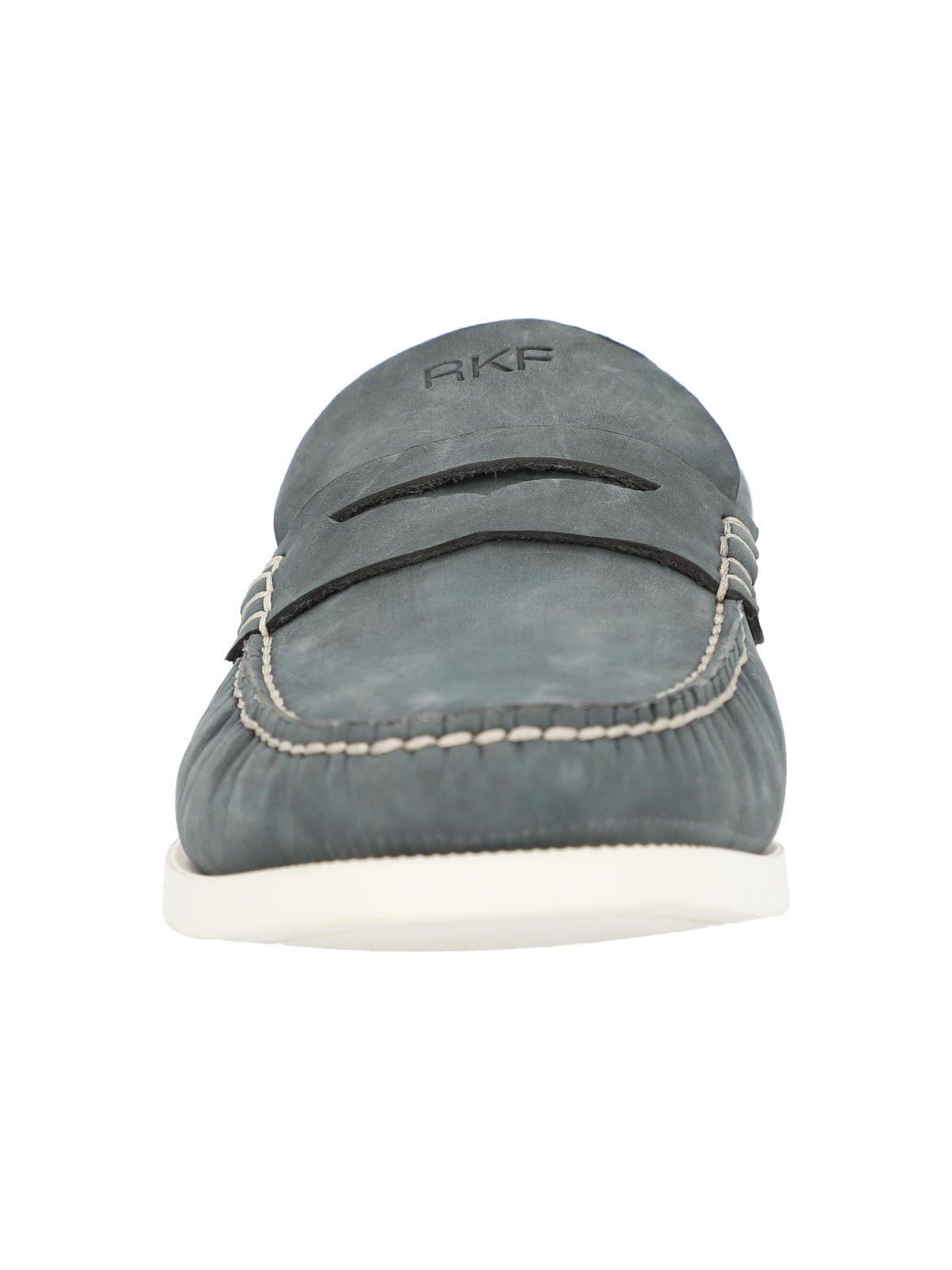 Mocasin Cuero Hombre Boat Mask Gris-3