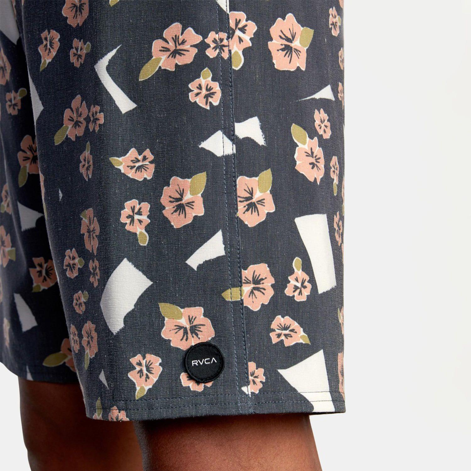 Traje De Baño Hombre Pop Flower Trun Negro-3