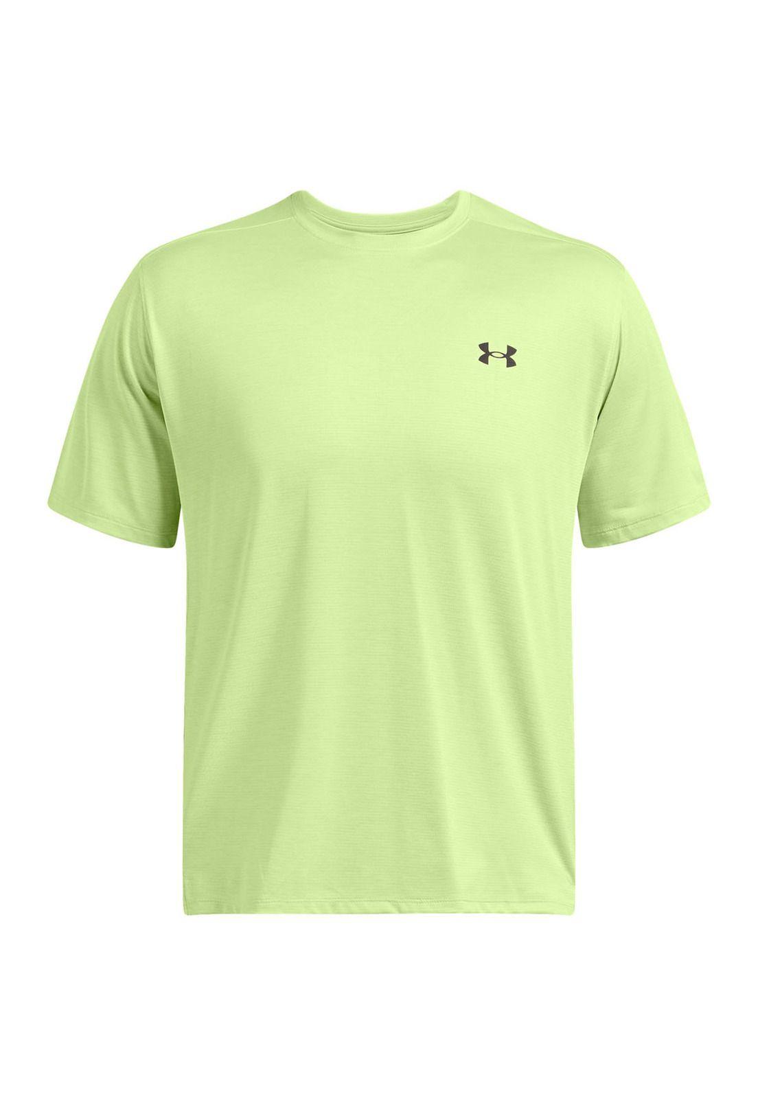 Polera manga corta Tech Vent hmbre Verde-0