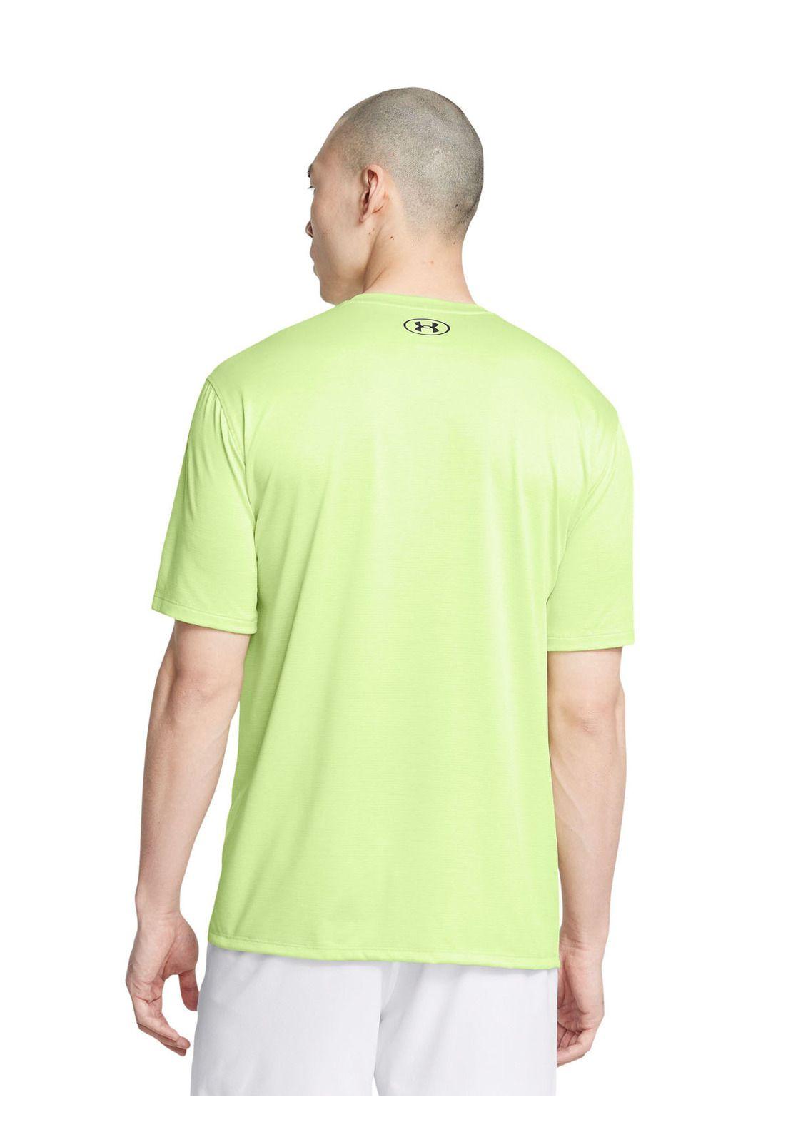 Polera manga corta Tech Vent hmbre Verde-4
