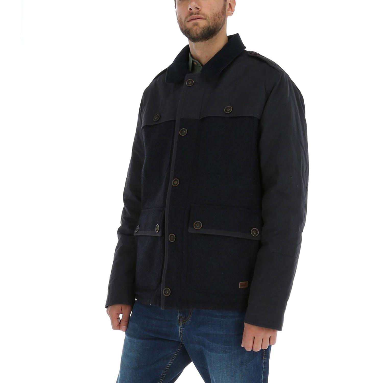 Chaqueta Hombre Lana Feltwax Grafito-1