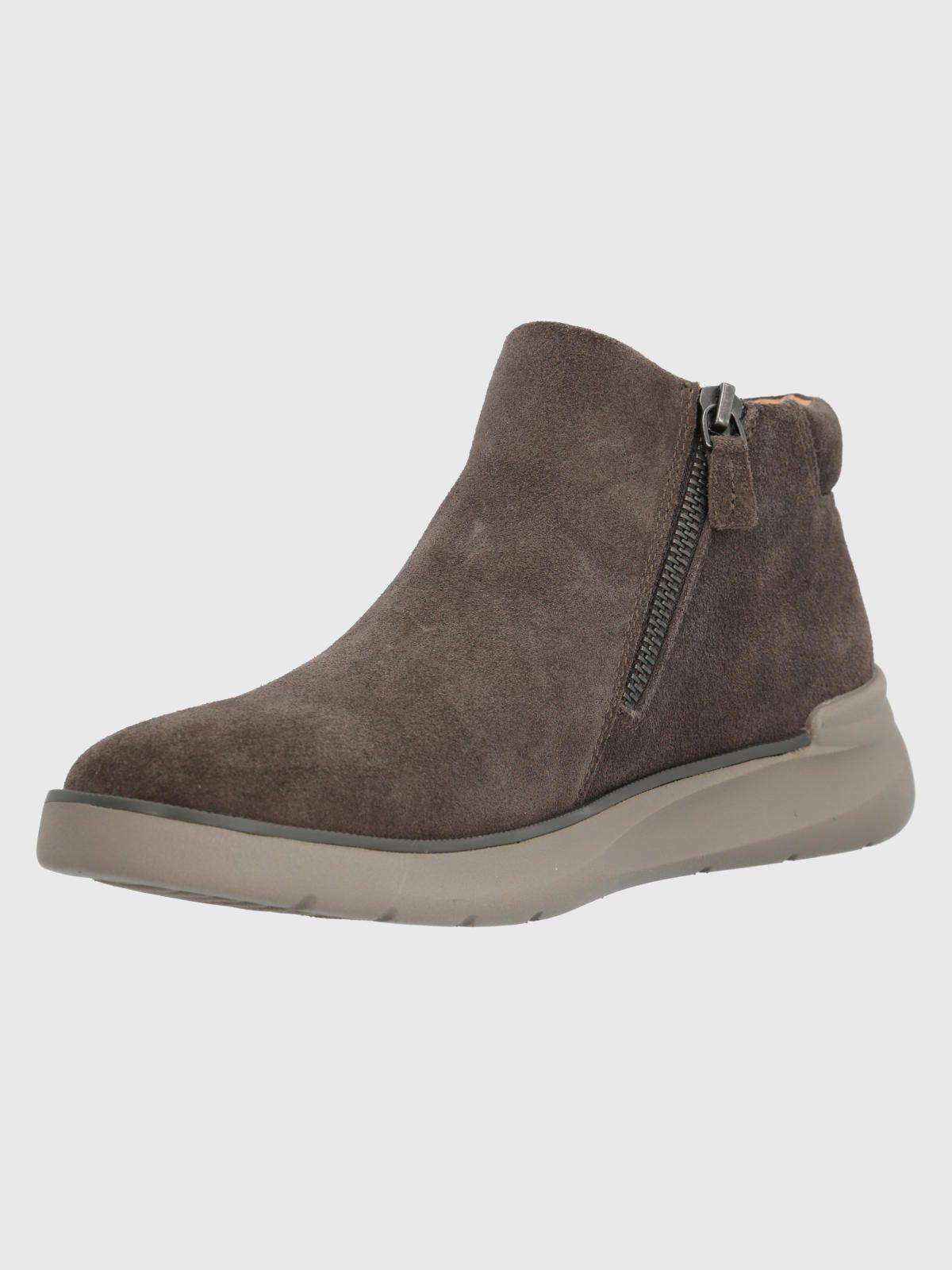 Botín Cuero Mujer Juliet Gris-4