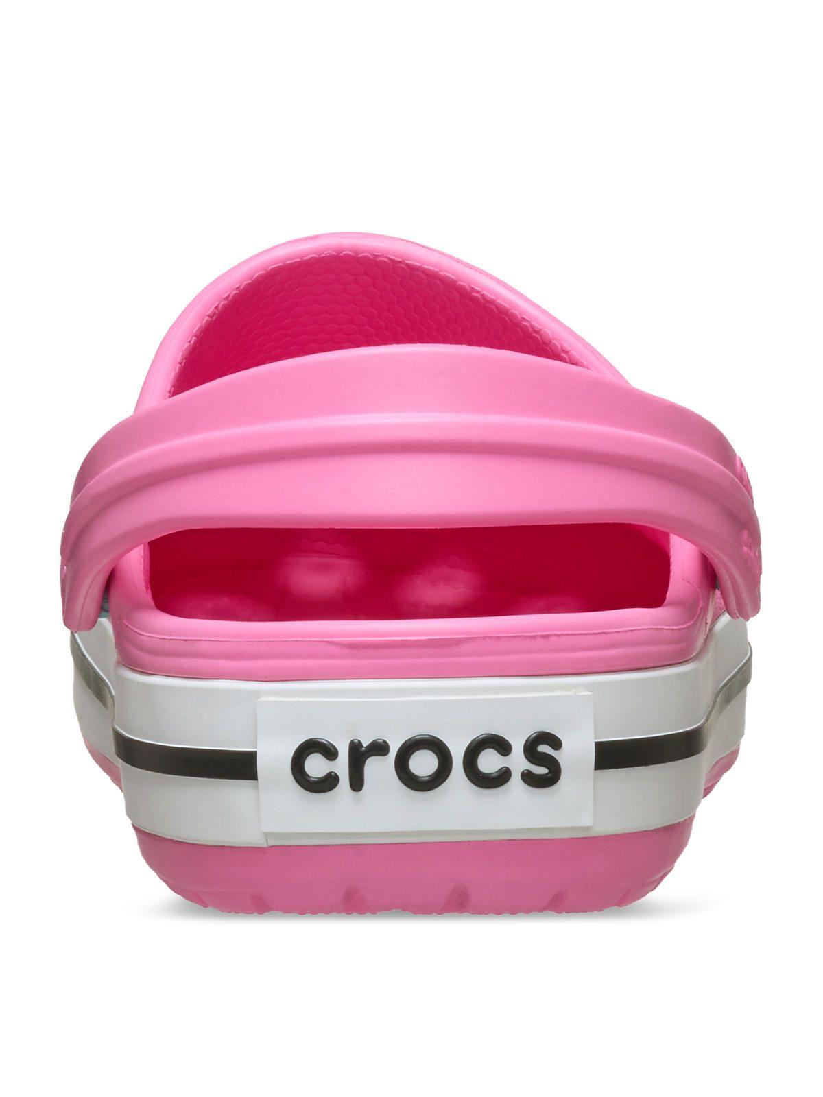Zueco Unisex Crocband Clog Rosa-6