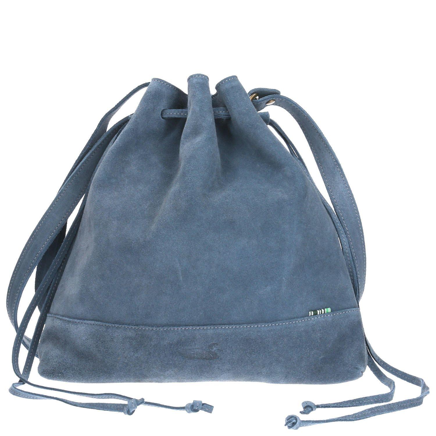 Cartera Cuero Mujer Muggia Cross Azul-0