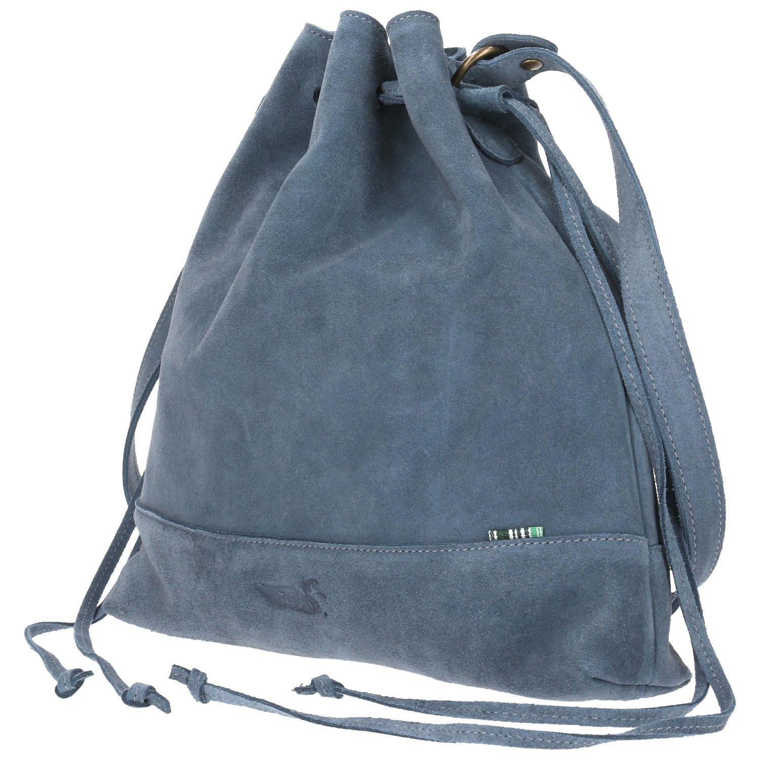 Cartera Cuero Mujer Muggia Cross Azul-2