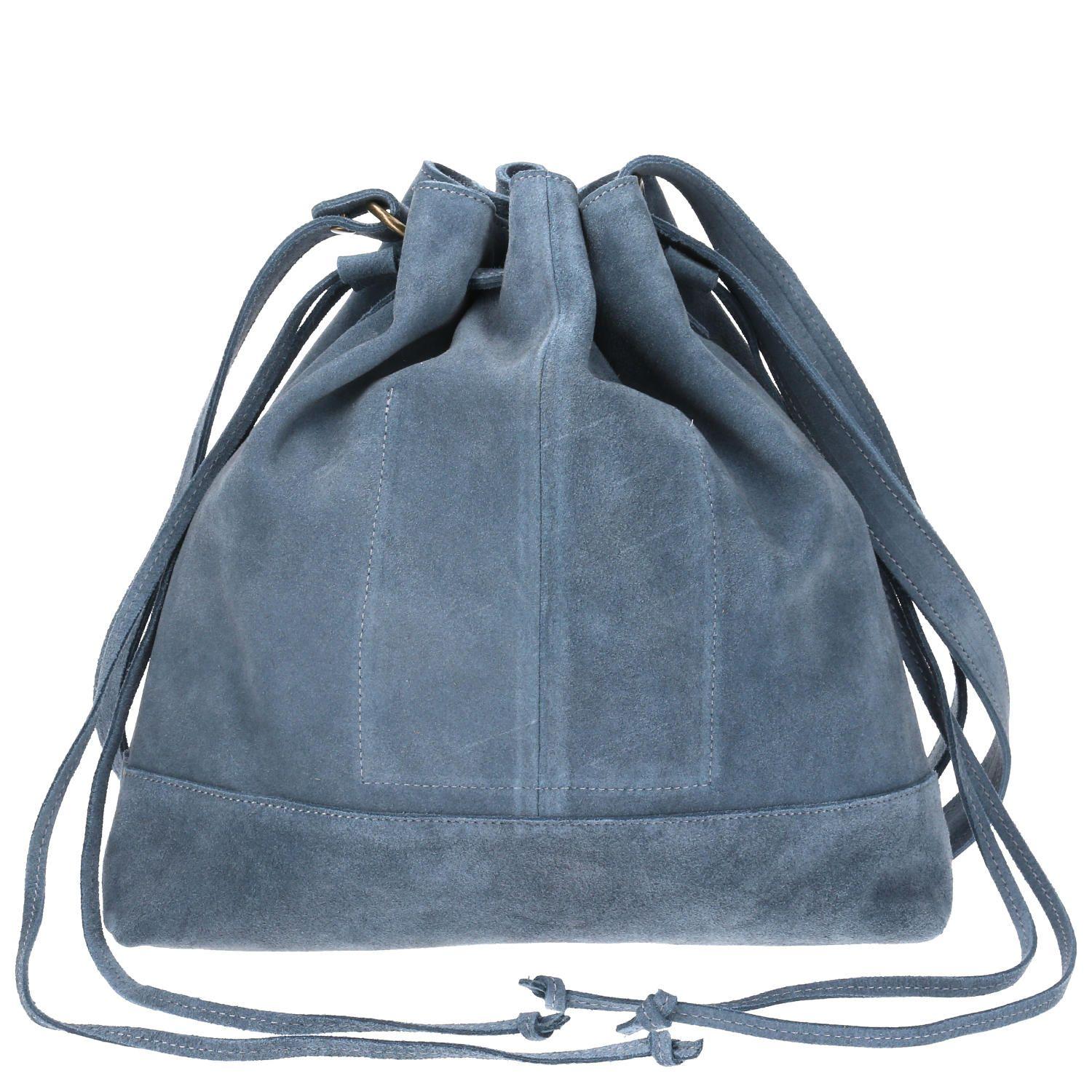 Cartera Cuero Mujer Muggia Cross Azul-3