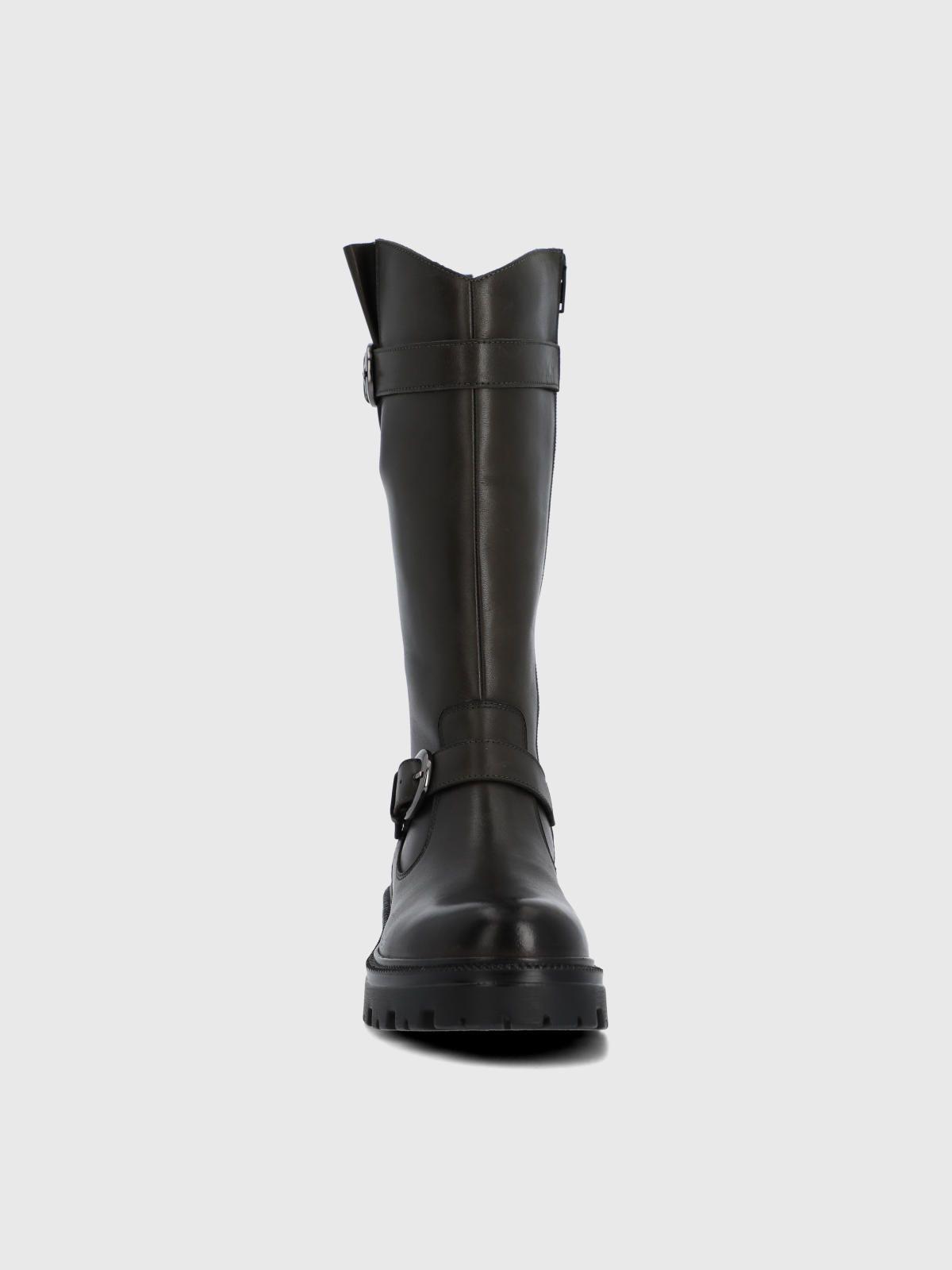 Bota Cuero Mujer Birla Verde-3