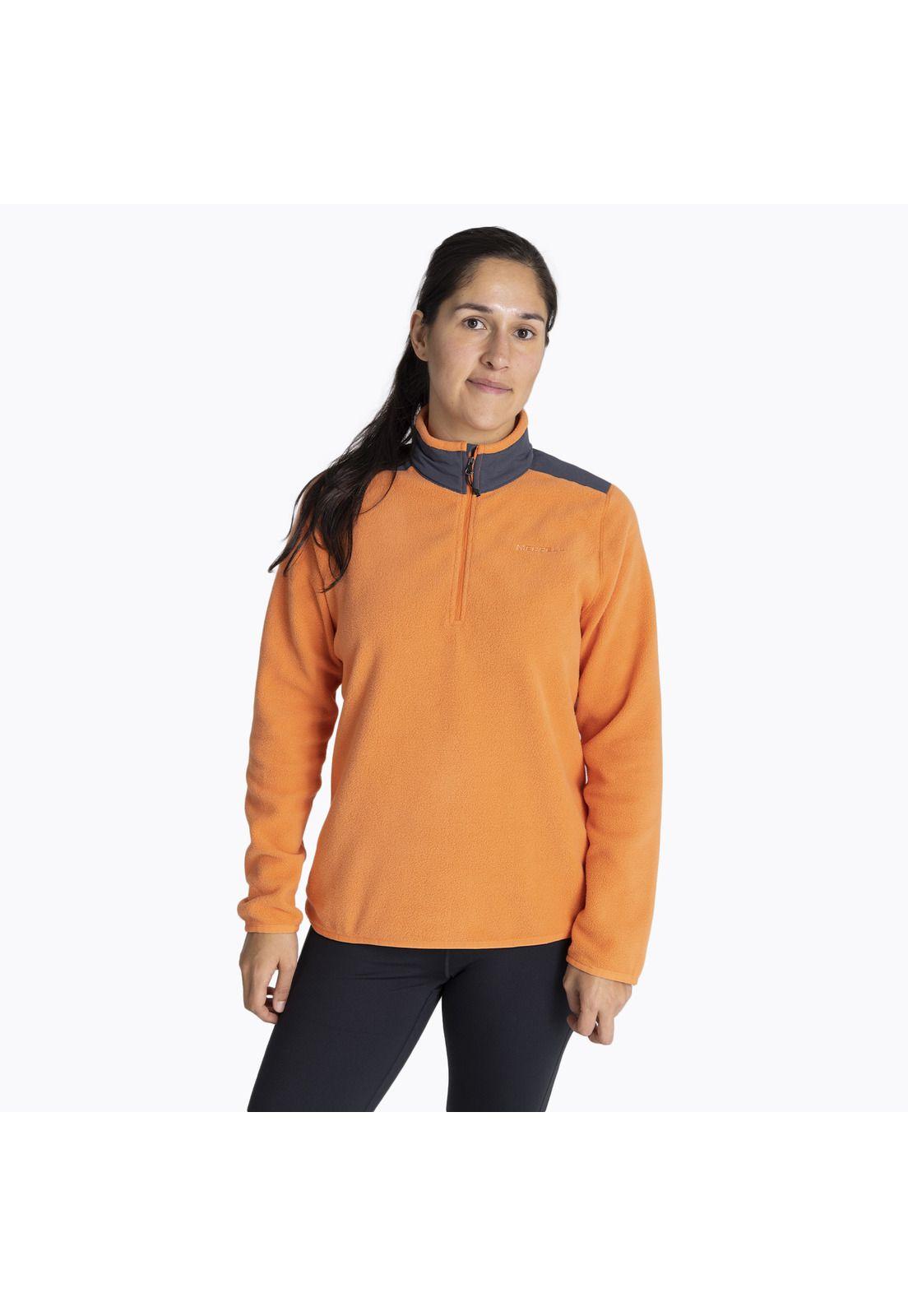 Polar Mujer Terrain 1/4 Zip Naranja-0