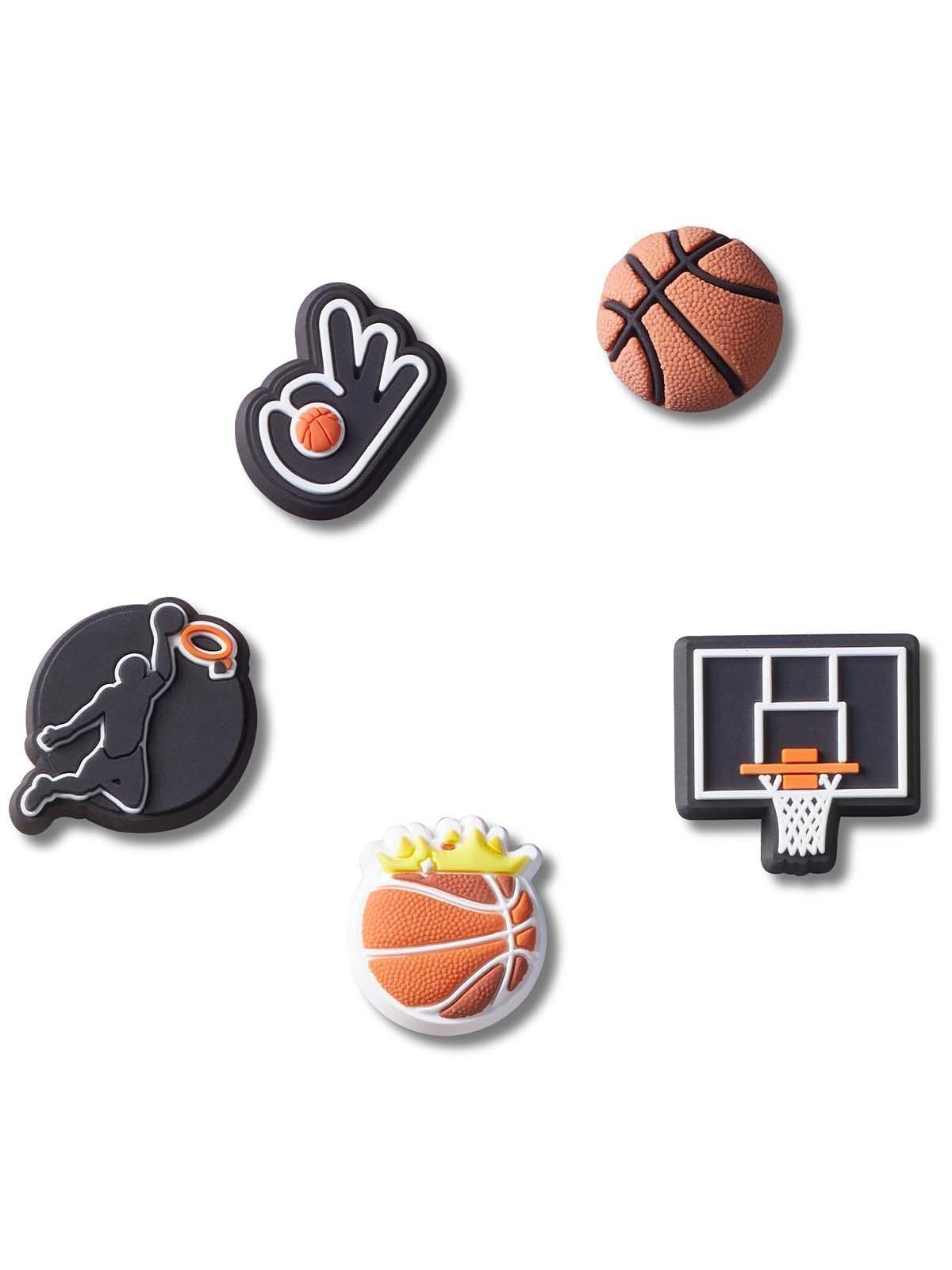Jibbitz Basquetból Pack 5 Negro-0