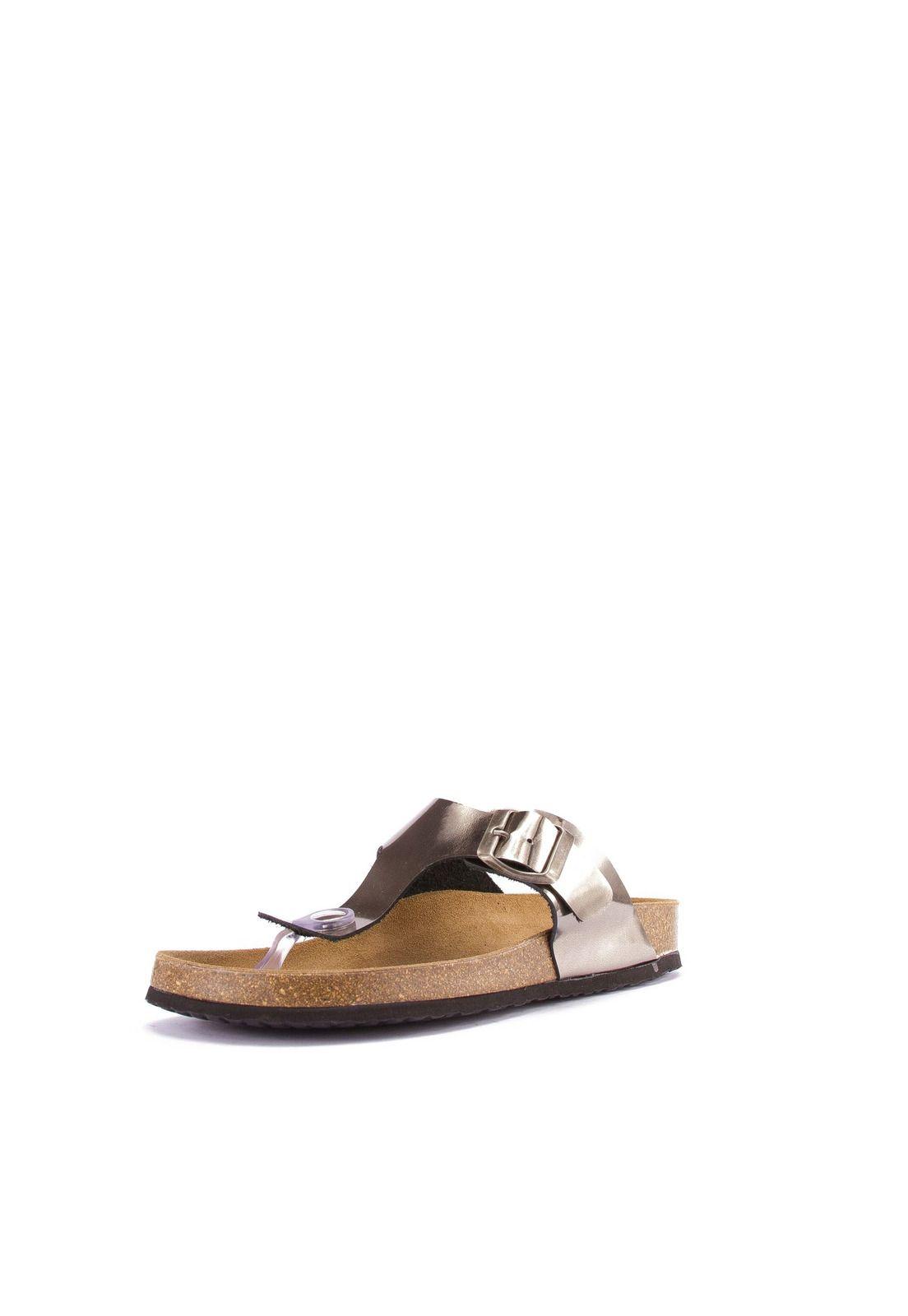 Sandalia  Denia Casual Bronce-1