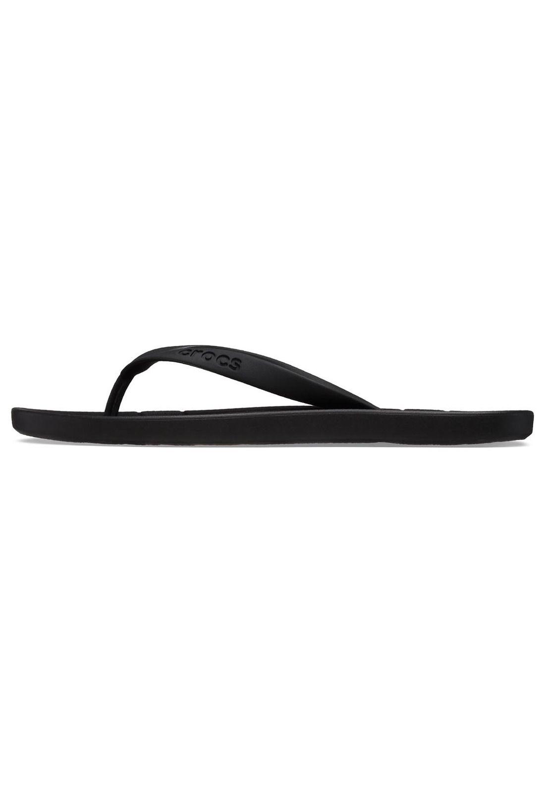 Sandalia Crocs Hombre Flip Negro-1