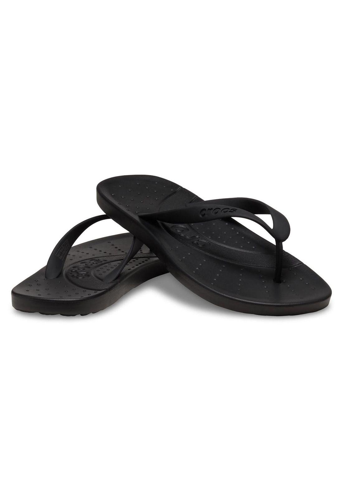 Sandalia Crocs Hombre Flip Negro-3