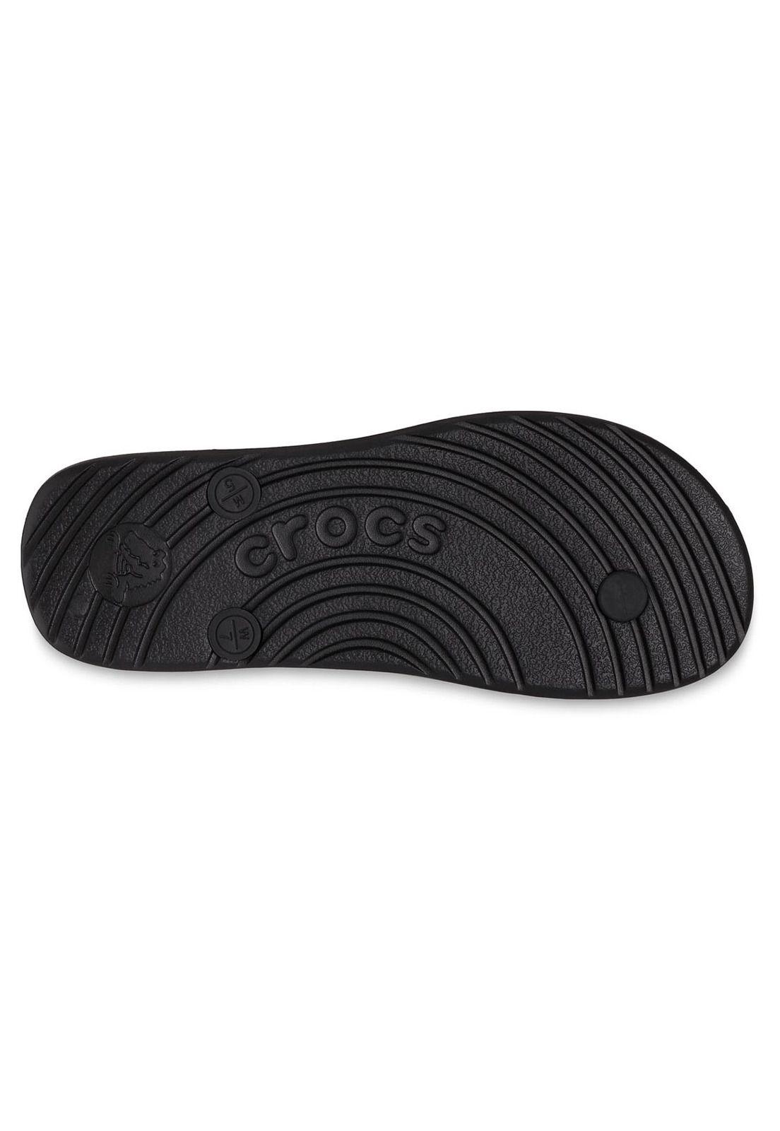 Sandalia Crocs Hombre Flip Negro-5