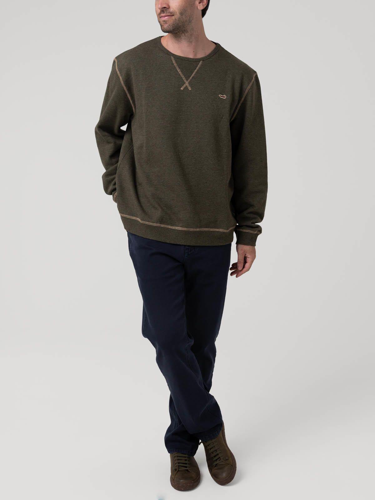 Polerón Algodón Orgánico Hombre Frateli Blanco-4