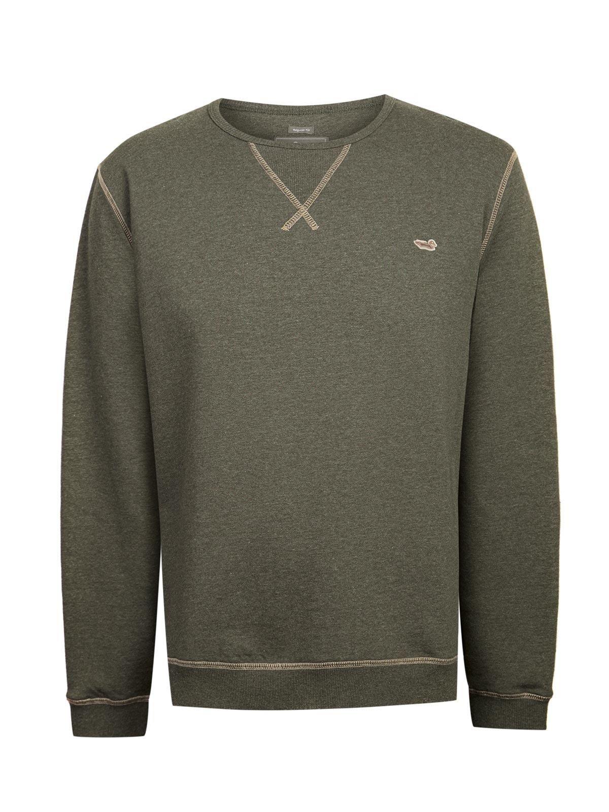 Polerón Algodón Orgánico Hombre Frateli Verde-0