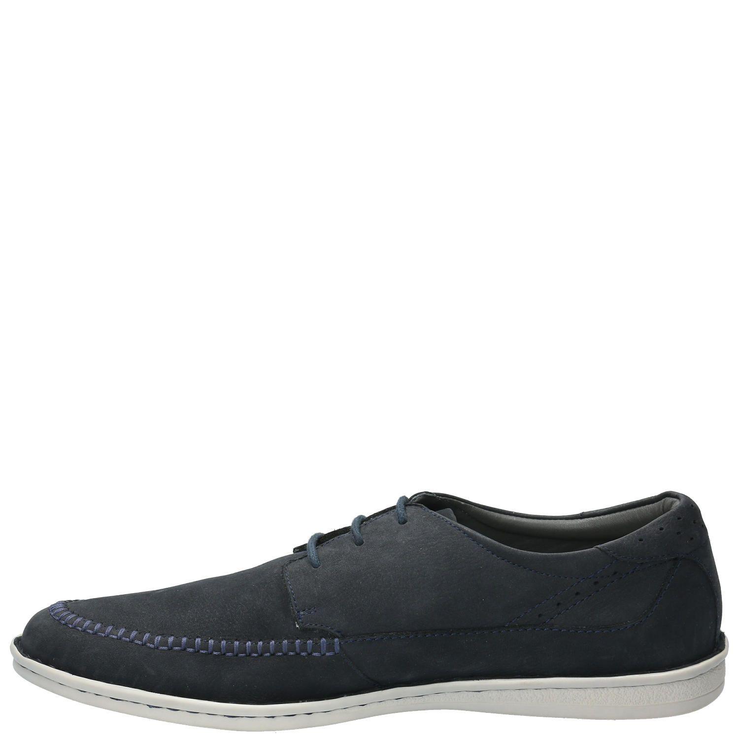 Zapato Cuero Hombre Combe Azul-5