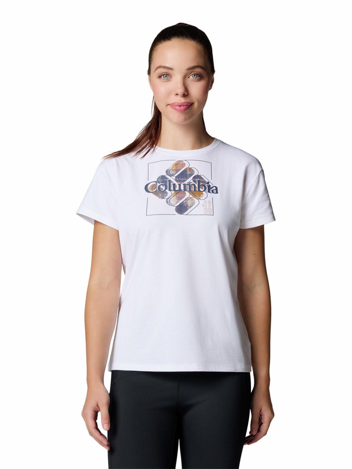 Polera Mujer Sun Trek Graphic Blanco-0