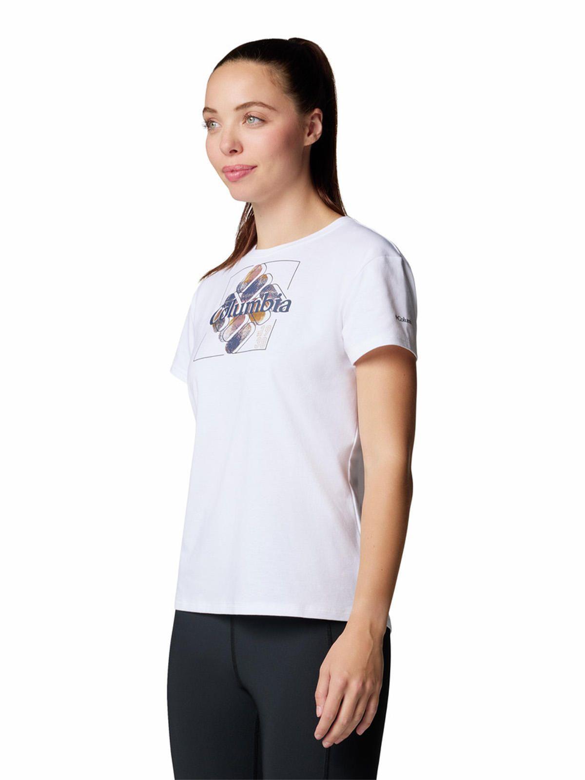 Polera Mujer Sun Trek Graphic Blanco-1