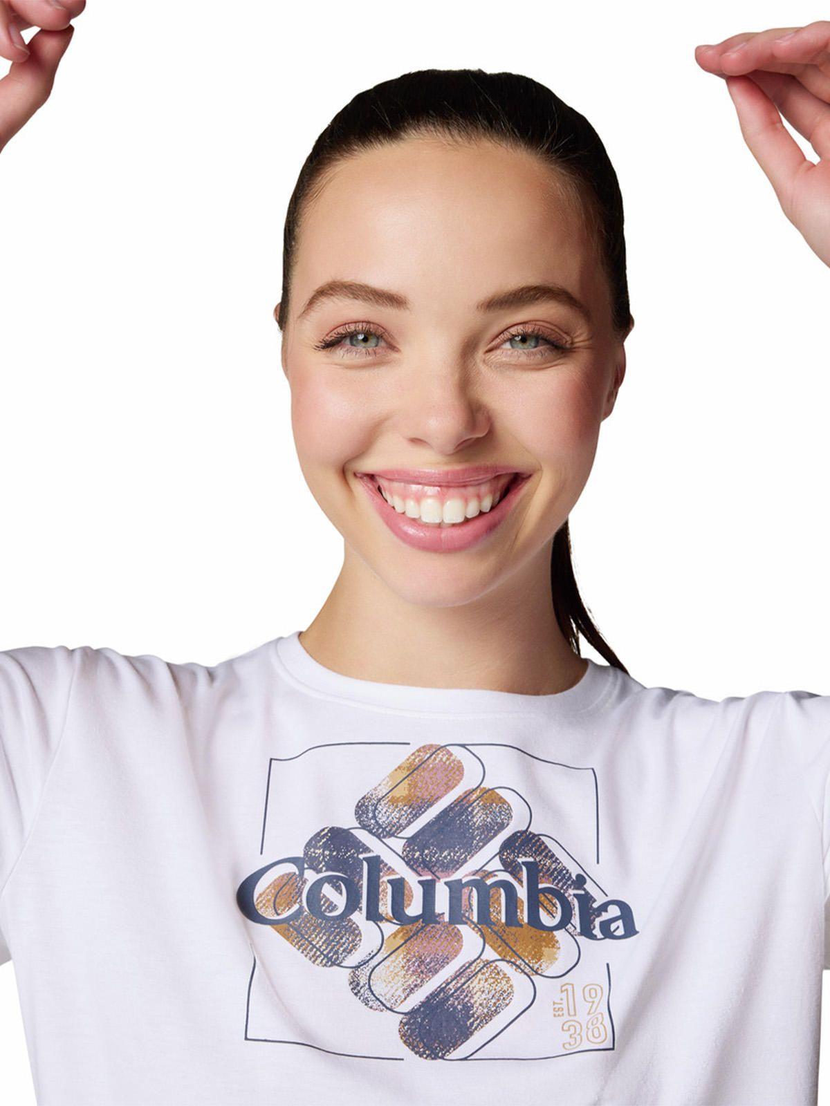 Polera Mujer Sun Trek Graphic Blanco-3