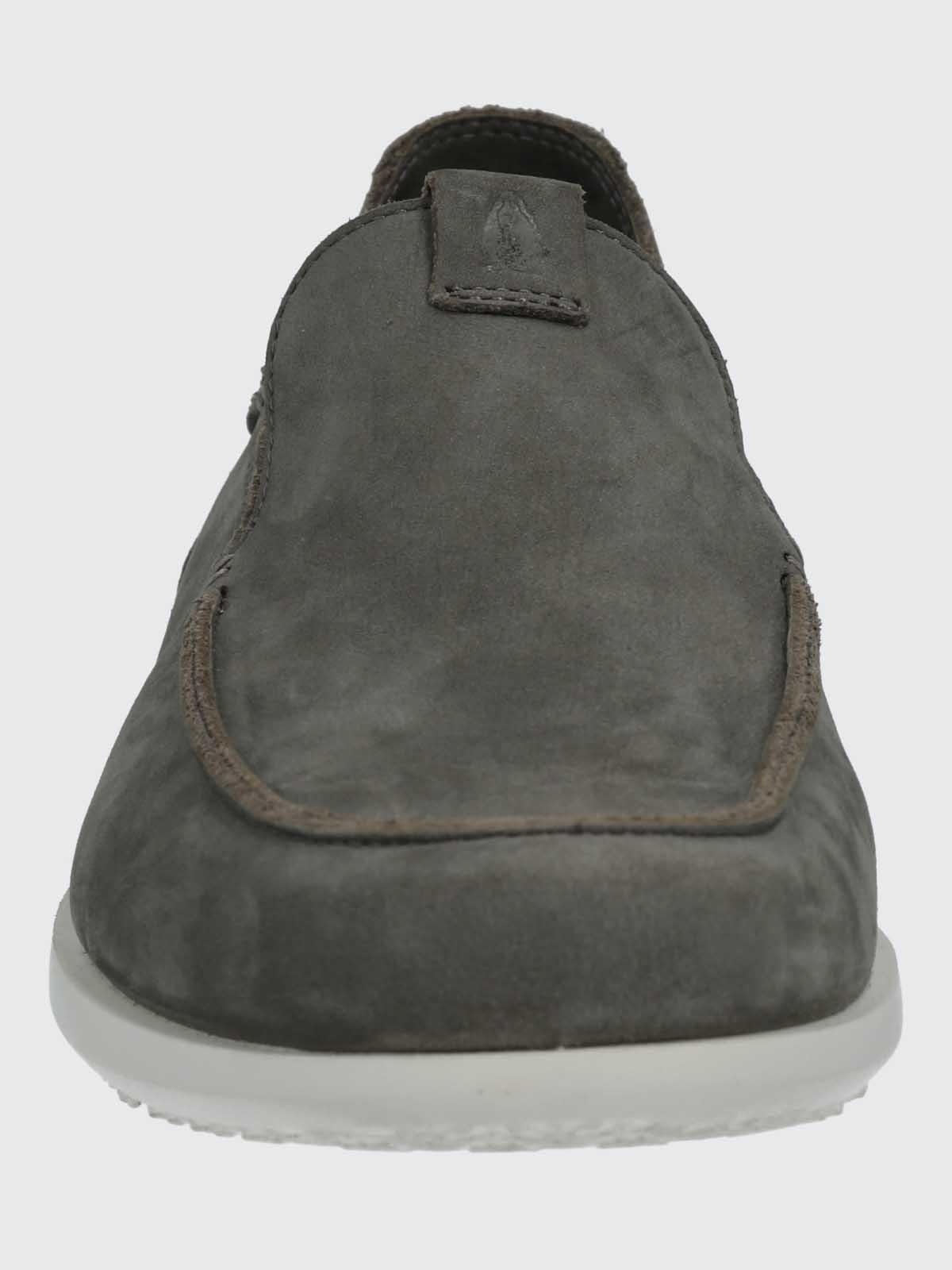 Mocasin Cuero Hombre Welsh Gris-3