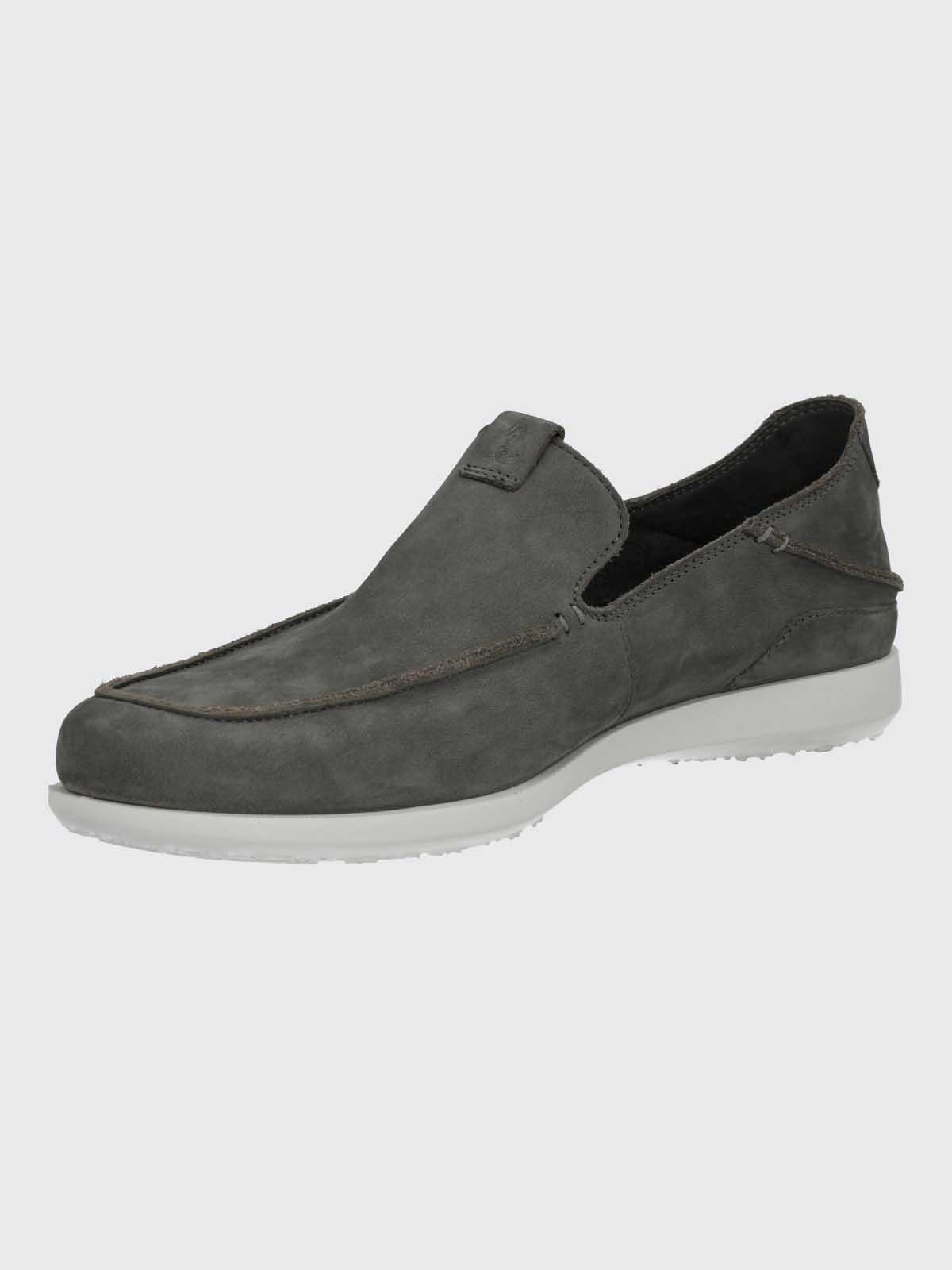Mocasin Cuero Hombre Welsh Gris-4