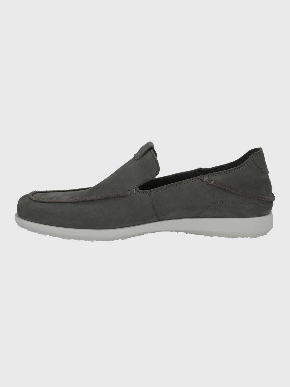 Mocasin Cuero Hombre Welsh Gris-5