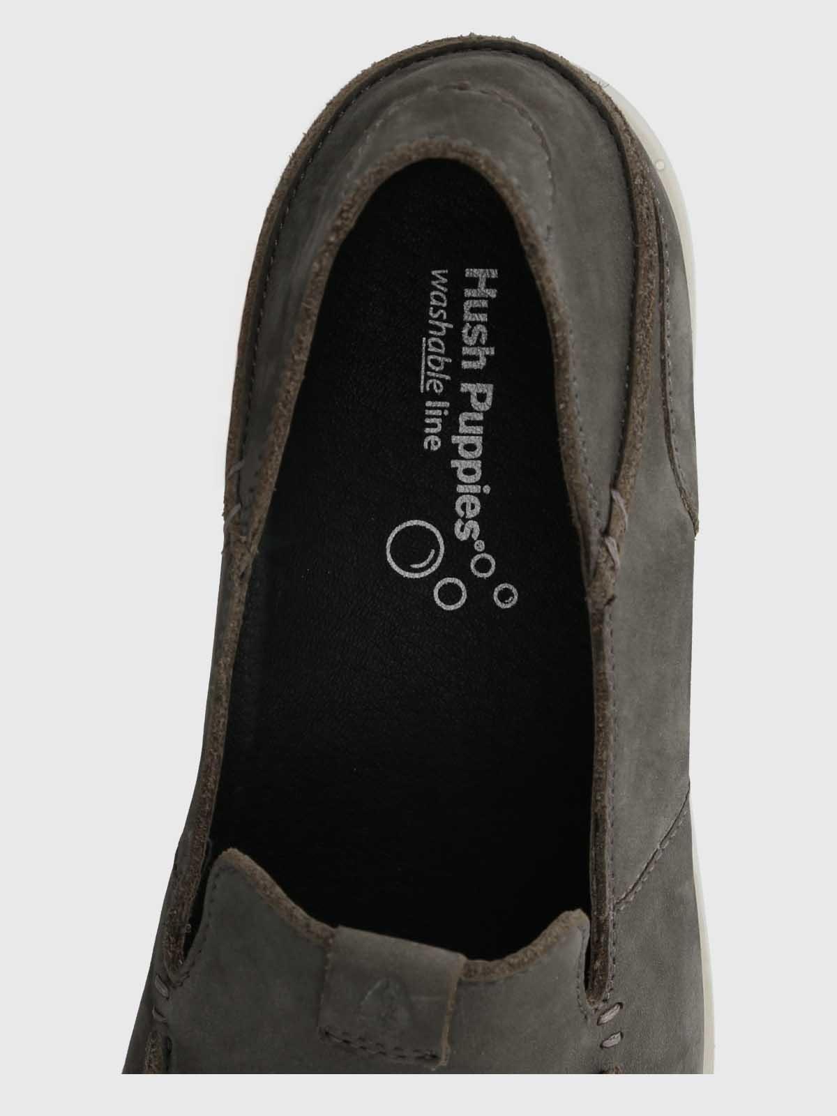 Mocasin Cuero Hombre Welsh Gris-8