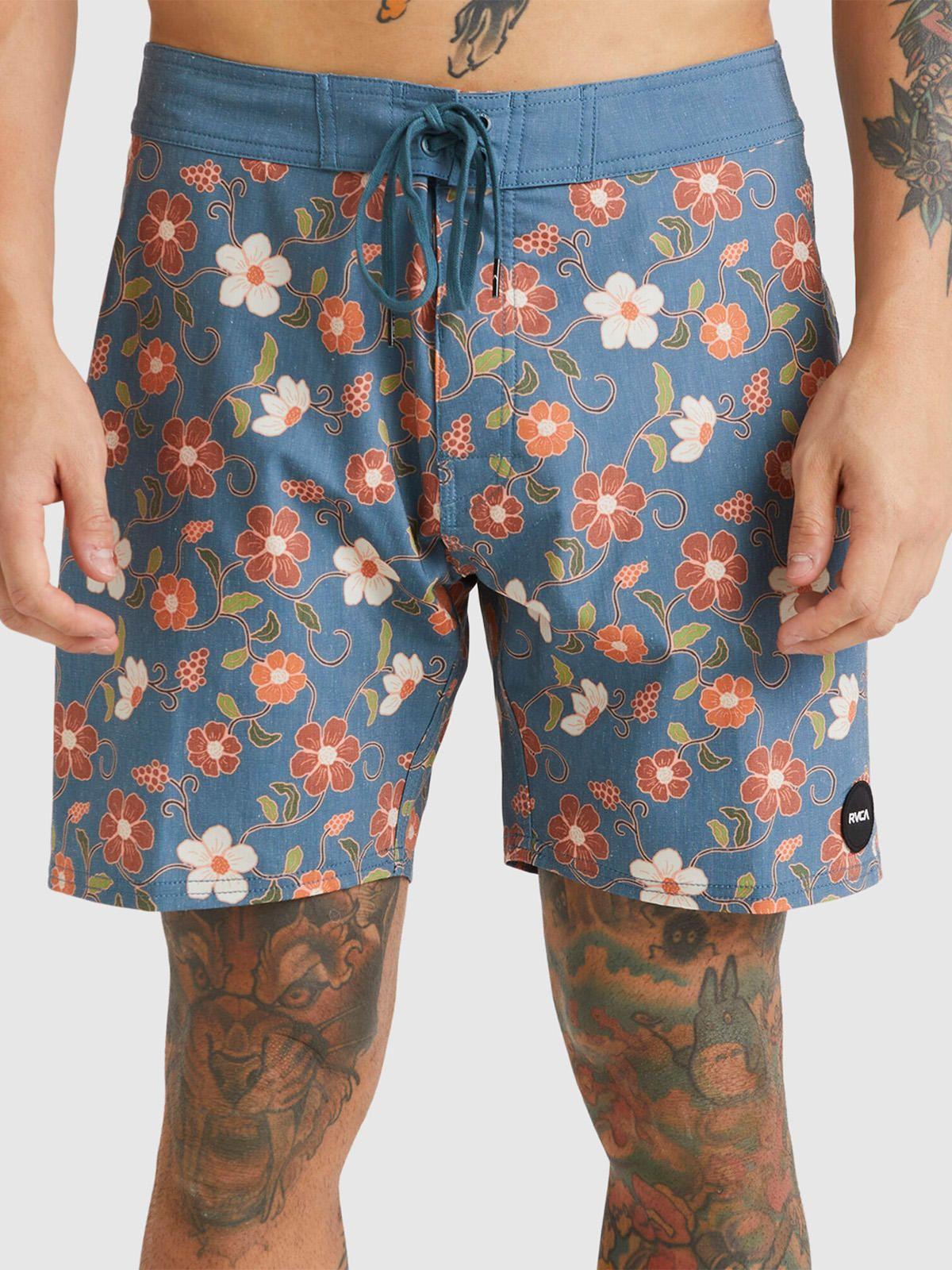 Traje de Baño Hombre Atlas Trunk Azul-0