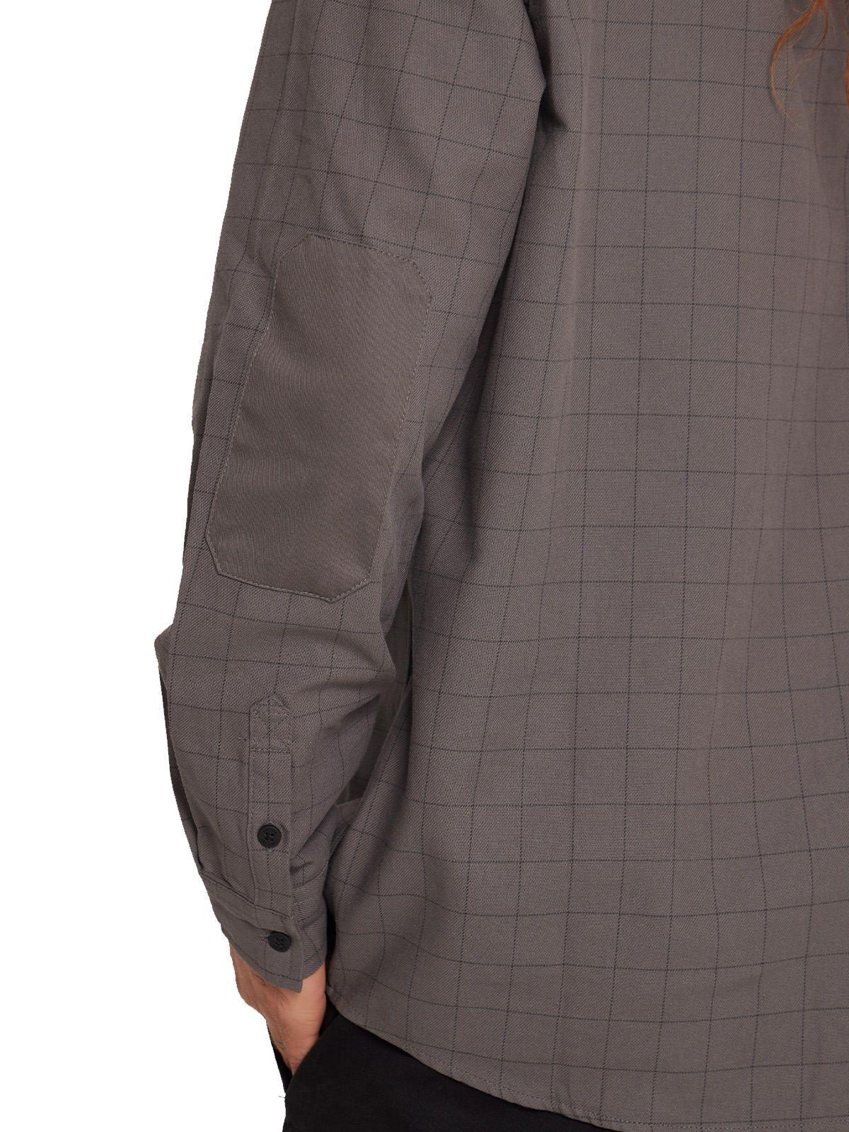 Camisa Manga Larga Hombre Gris-4