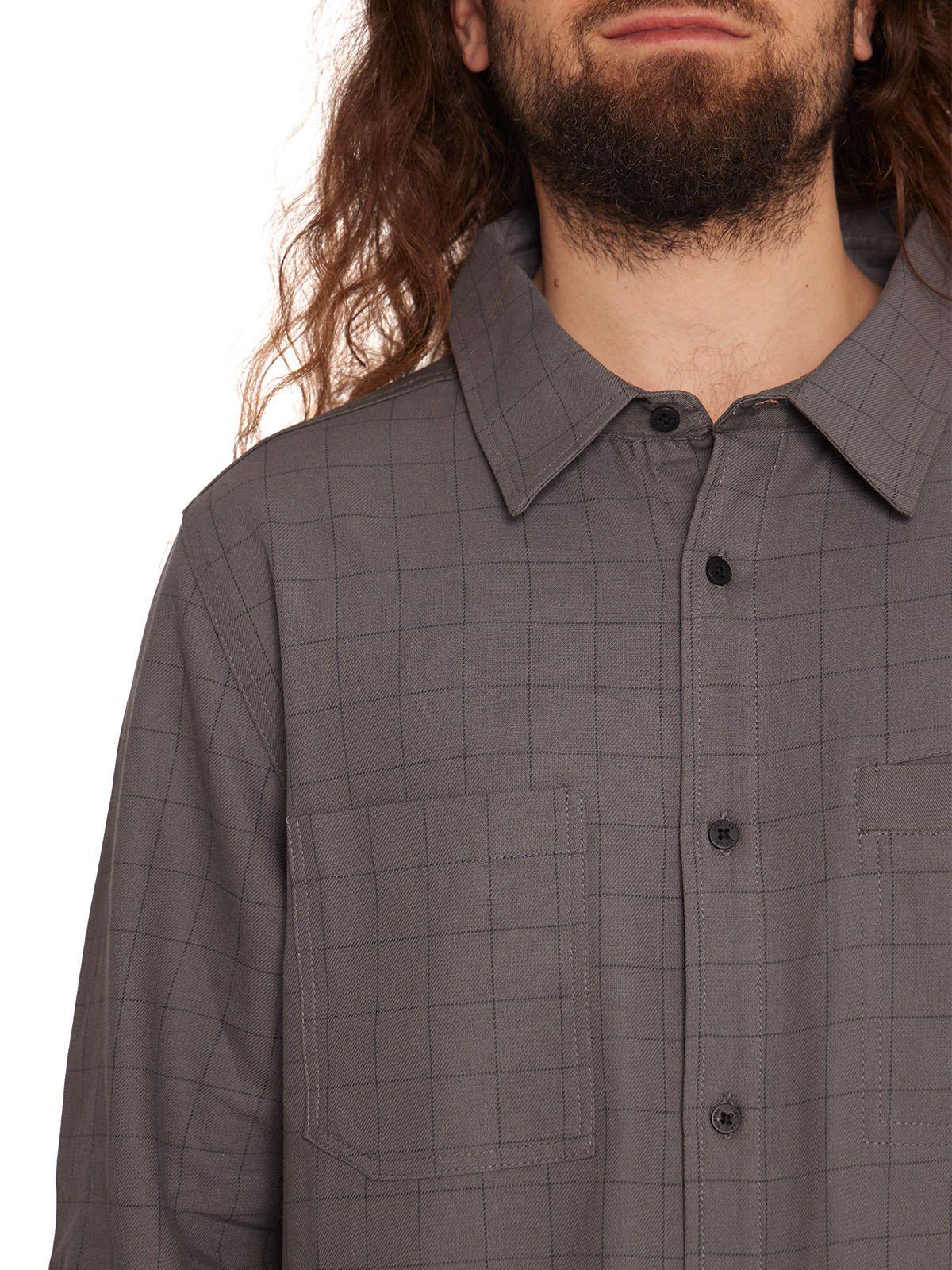 Camisa Manga Larga Hombre Gris-6