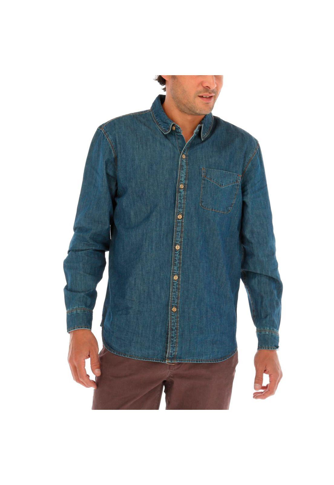 Camisa Denim Rockford Azul-0