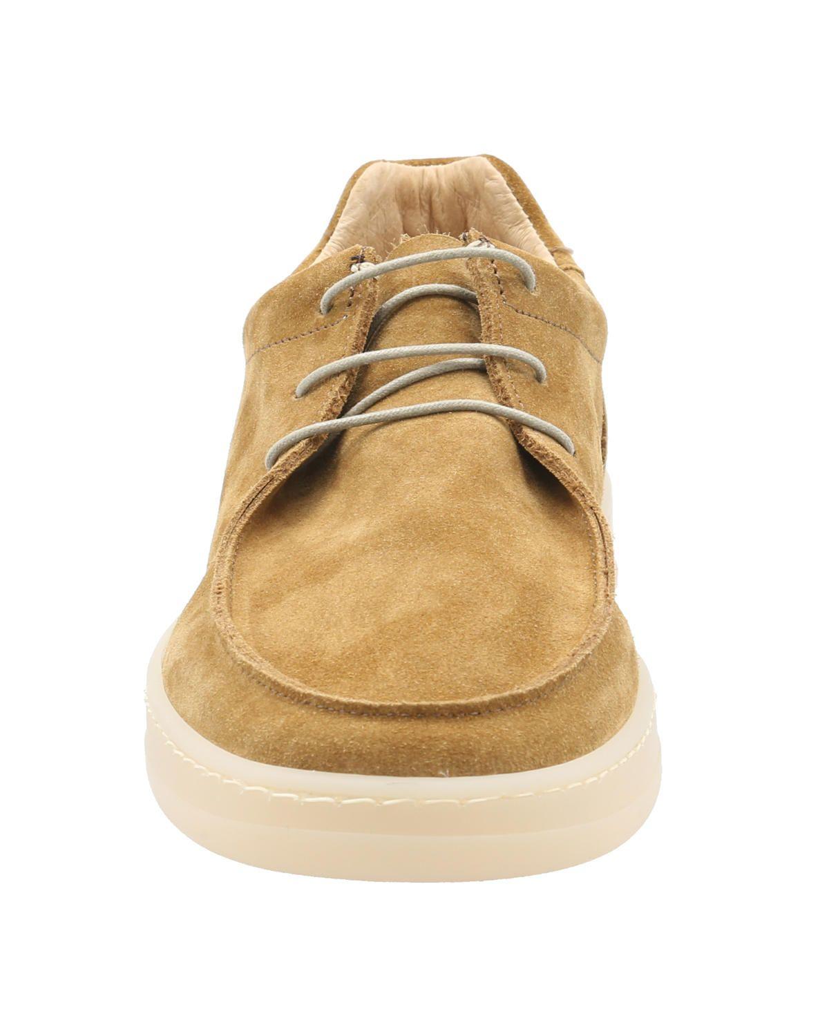 Zapato Cuero Hombre Castello Café -3