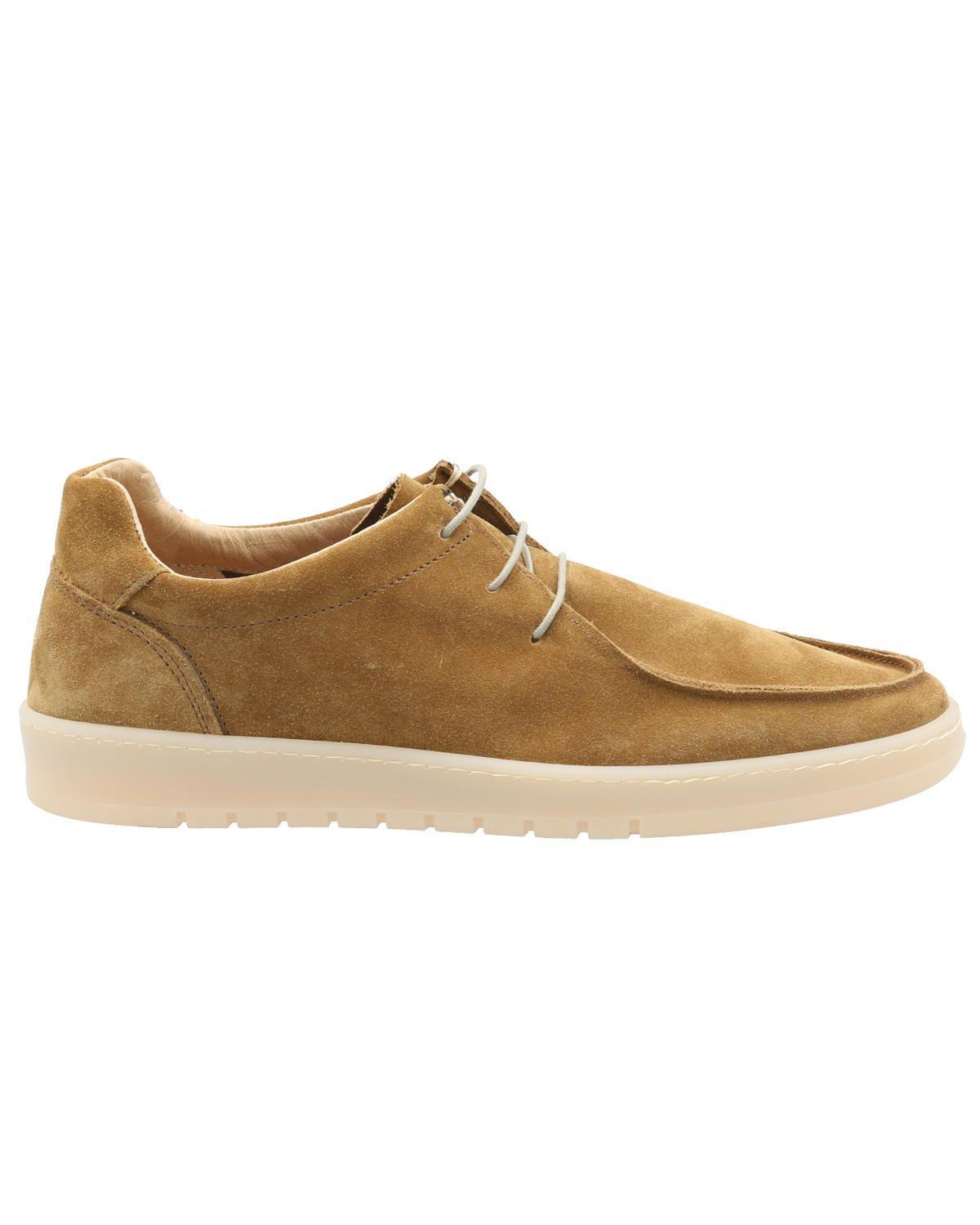 Zapato Cuero Hombre Castello Café -0