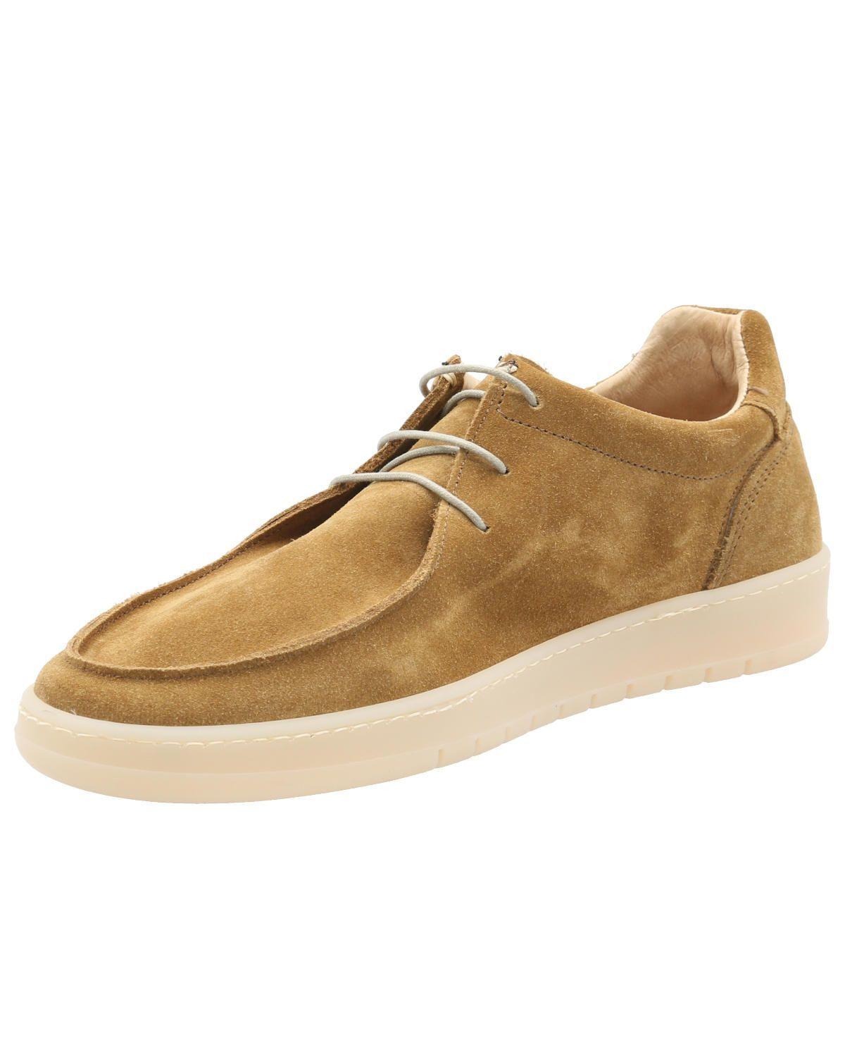 Zapato Cuero Hombre Castello Café -4