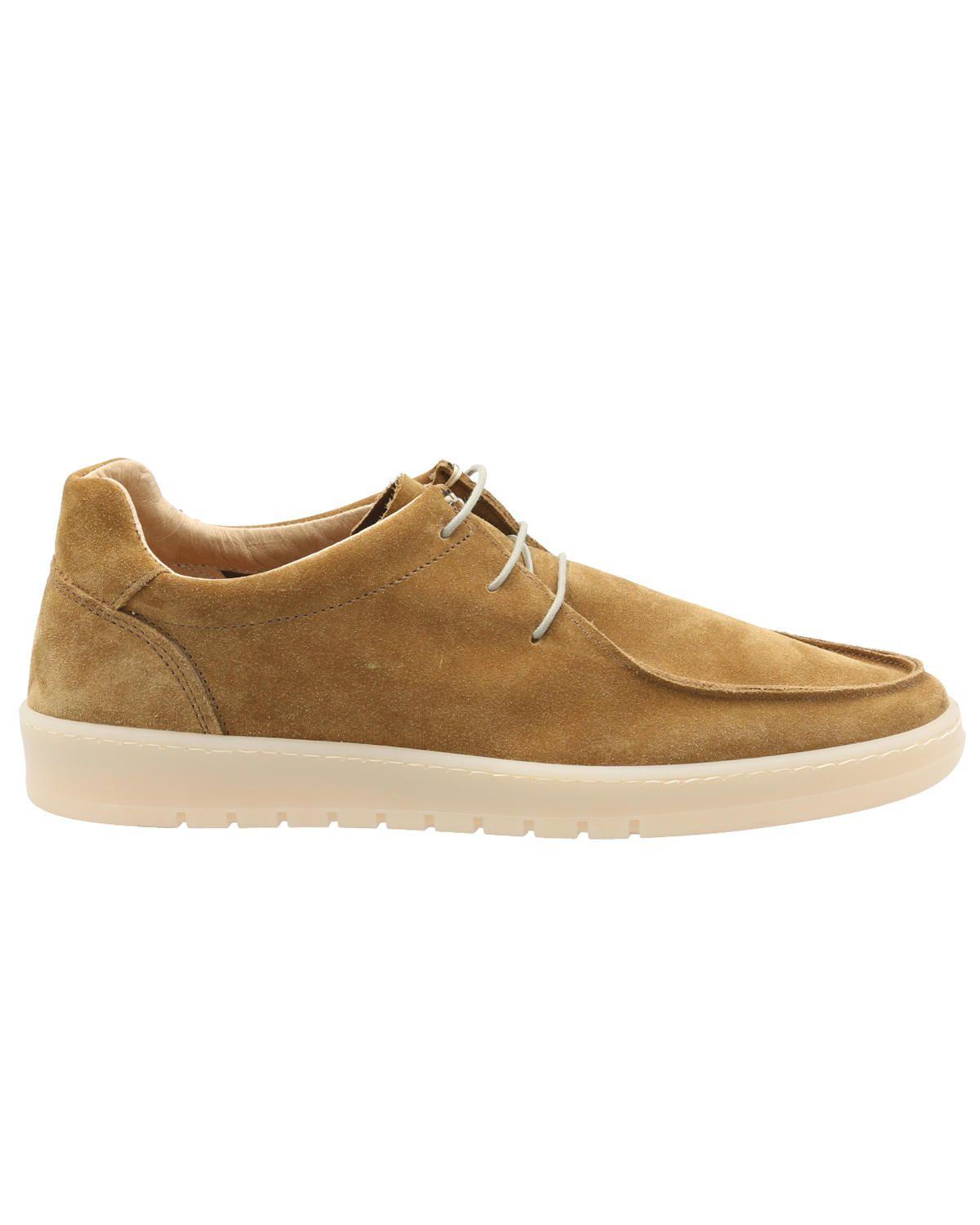 Zapato Cuero Hombre Castello Café -0