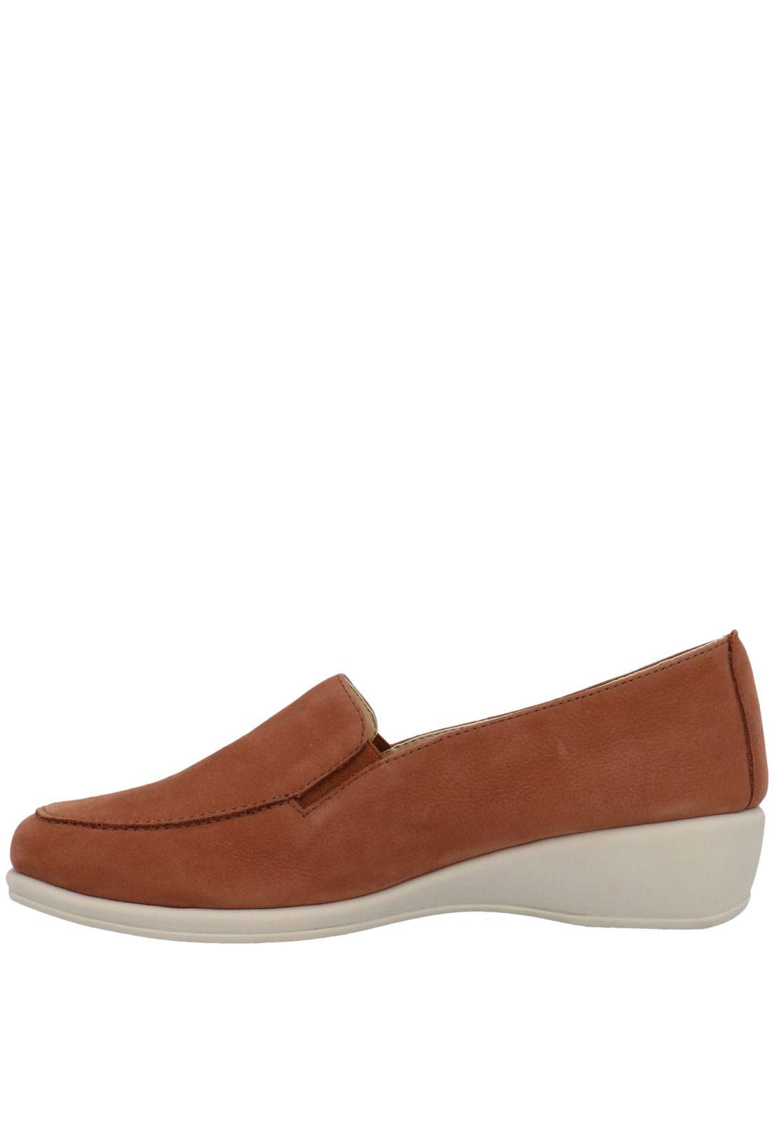 Slip On Cuero Mujer Huge Grant Café-0