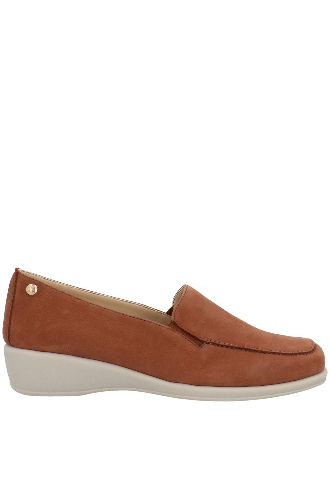 Slip On Cuero Mujer Huge Grant Café-1