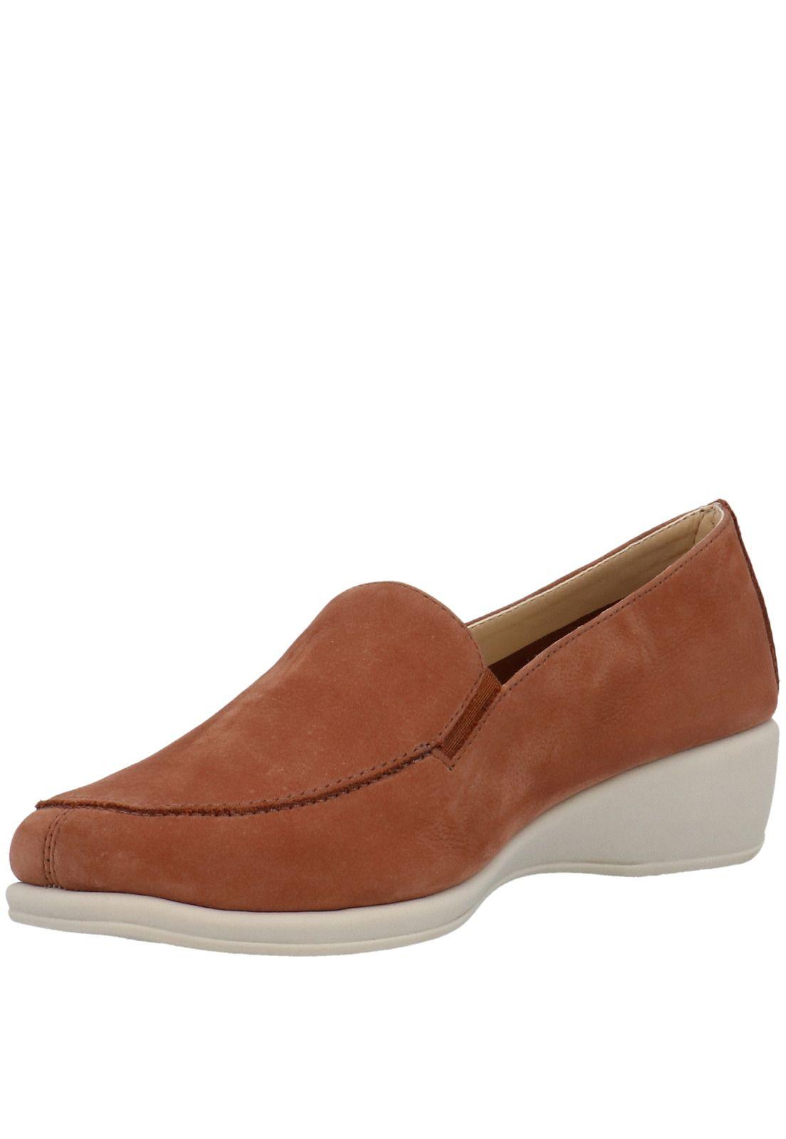 Slip On Cuero Mujer Huge Grant Café-3