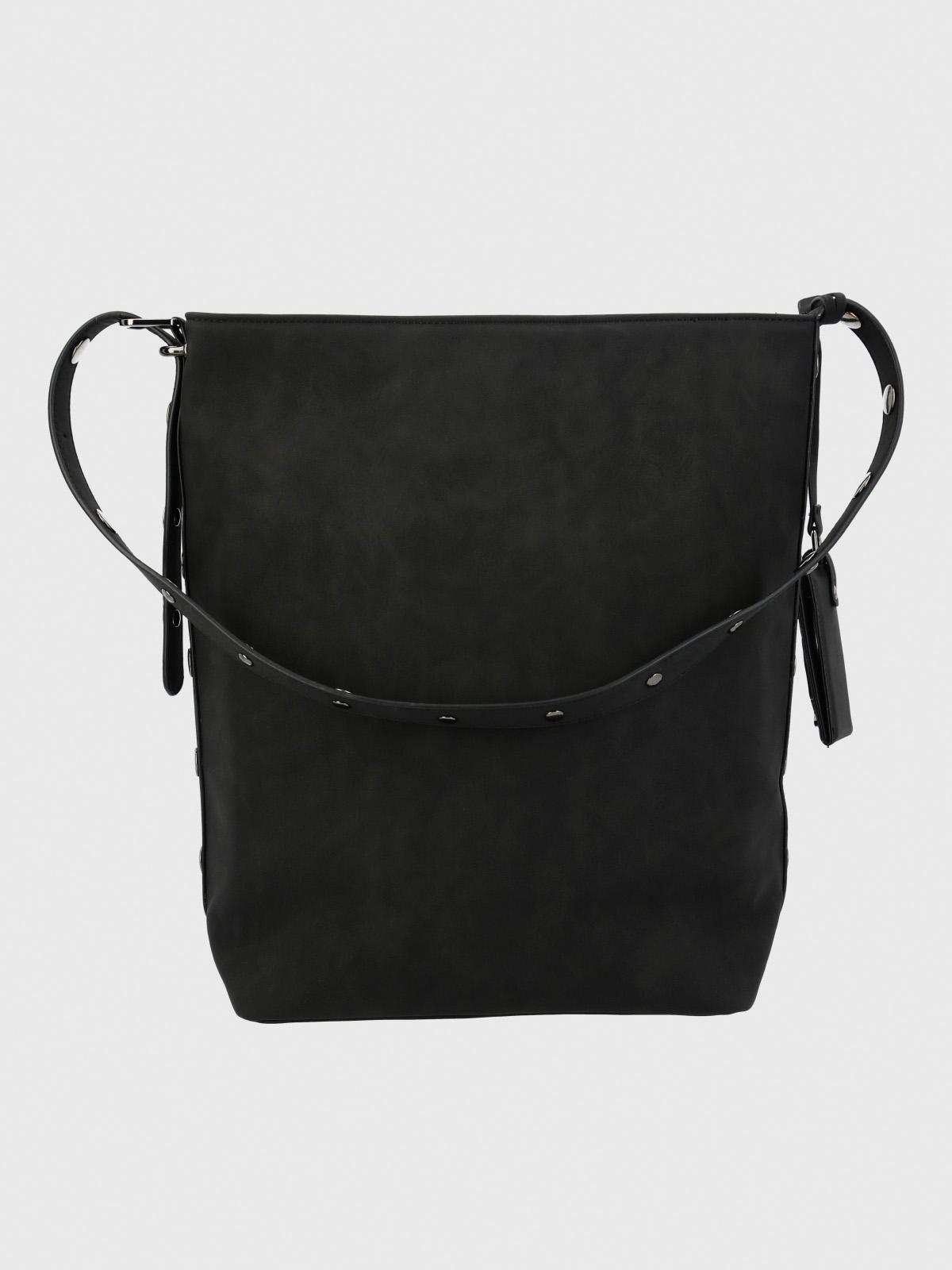 Cartera Ecocuero Mujer Tamy Tote Negro-2