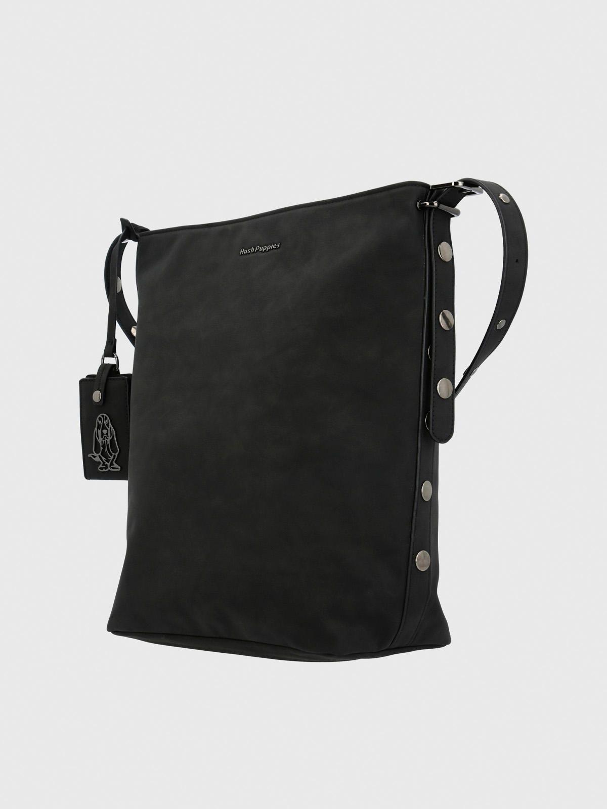 Cartera Ecocuero Mujer Tamy Tote Negro-1