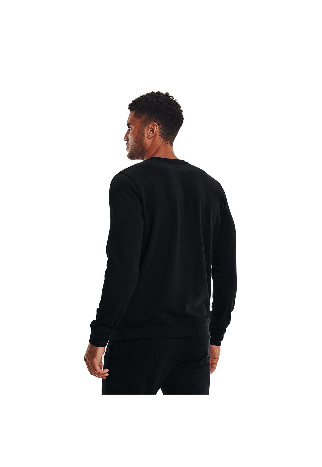 Polera sport rizo UA Rival hombre Negro-4