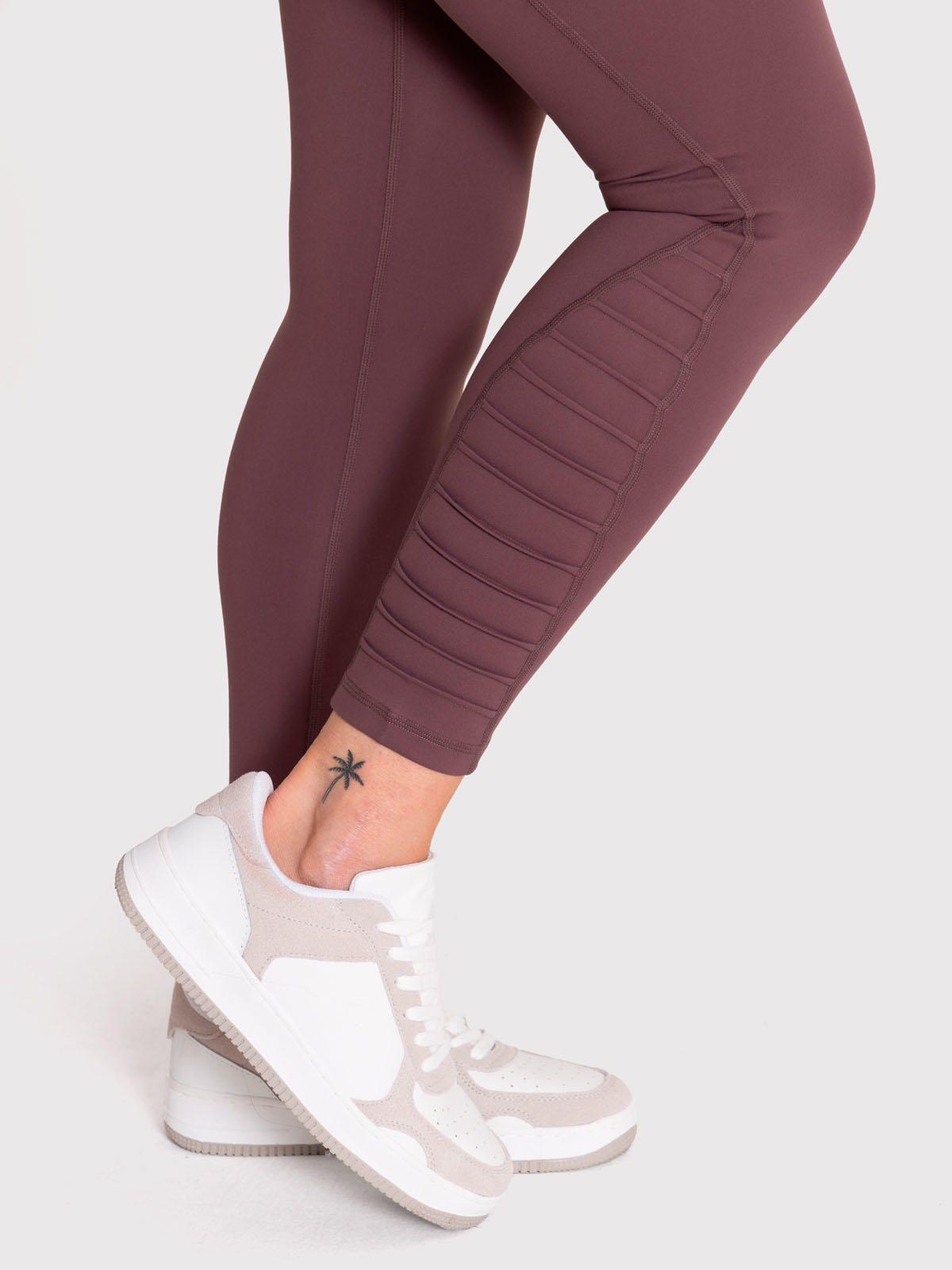 Calza 7/8 Mujer Ankle Enia Café-4