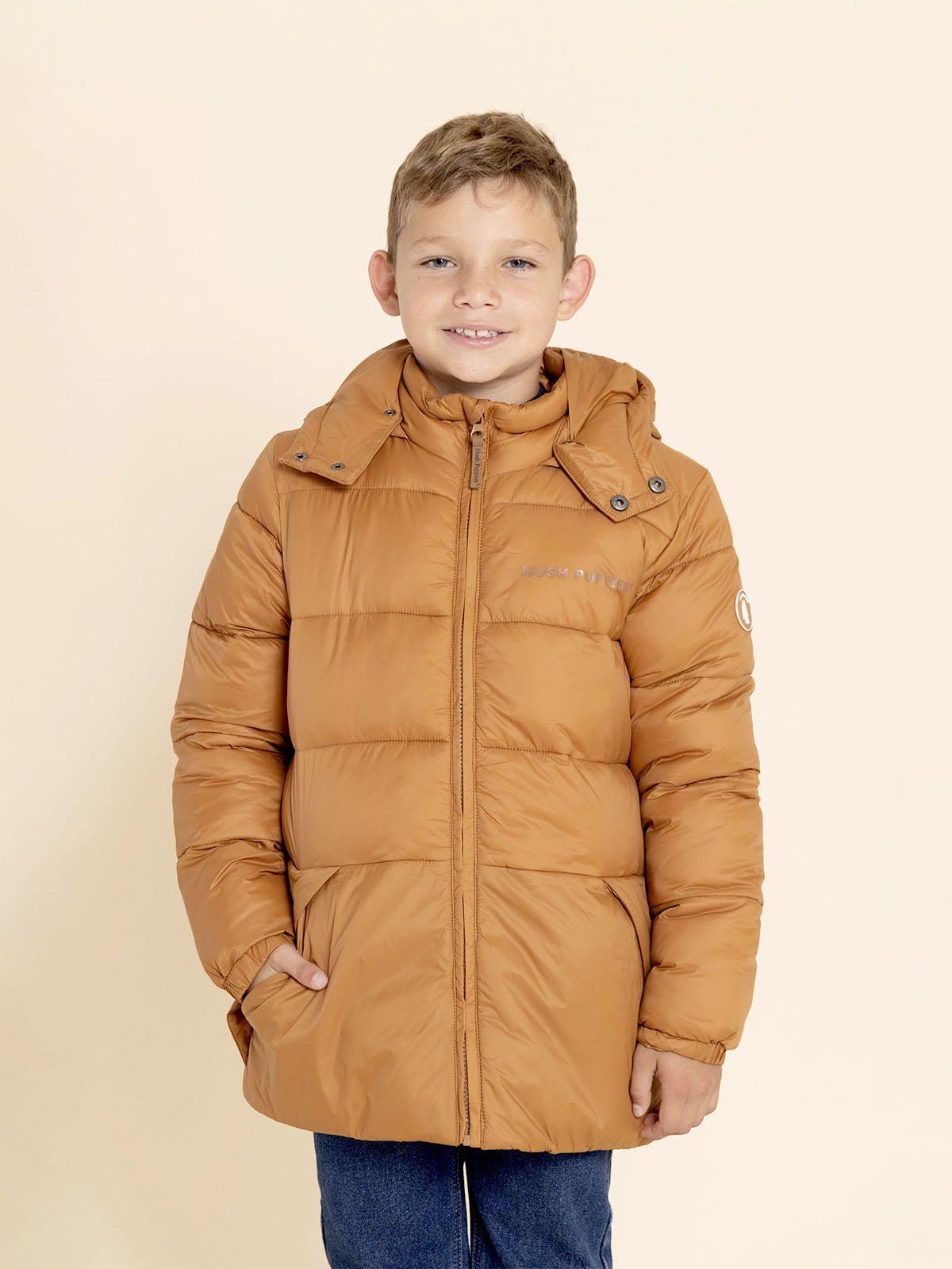 Parka Campo Niño Café-1