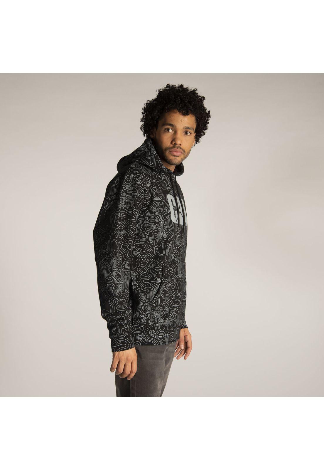 Polerón Hombre Fdtn Po Printed Hood Negro-4