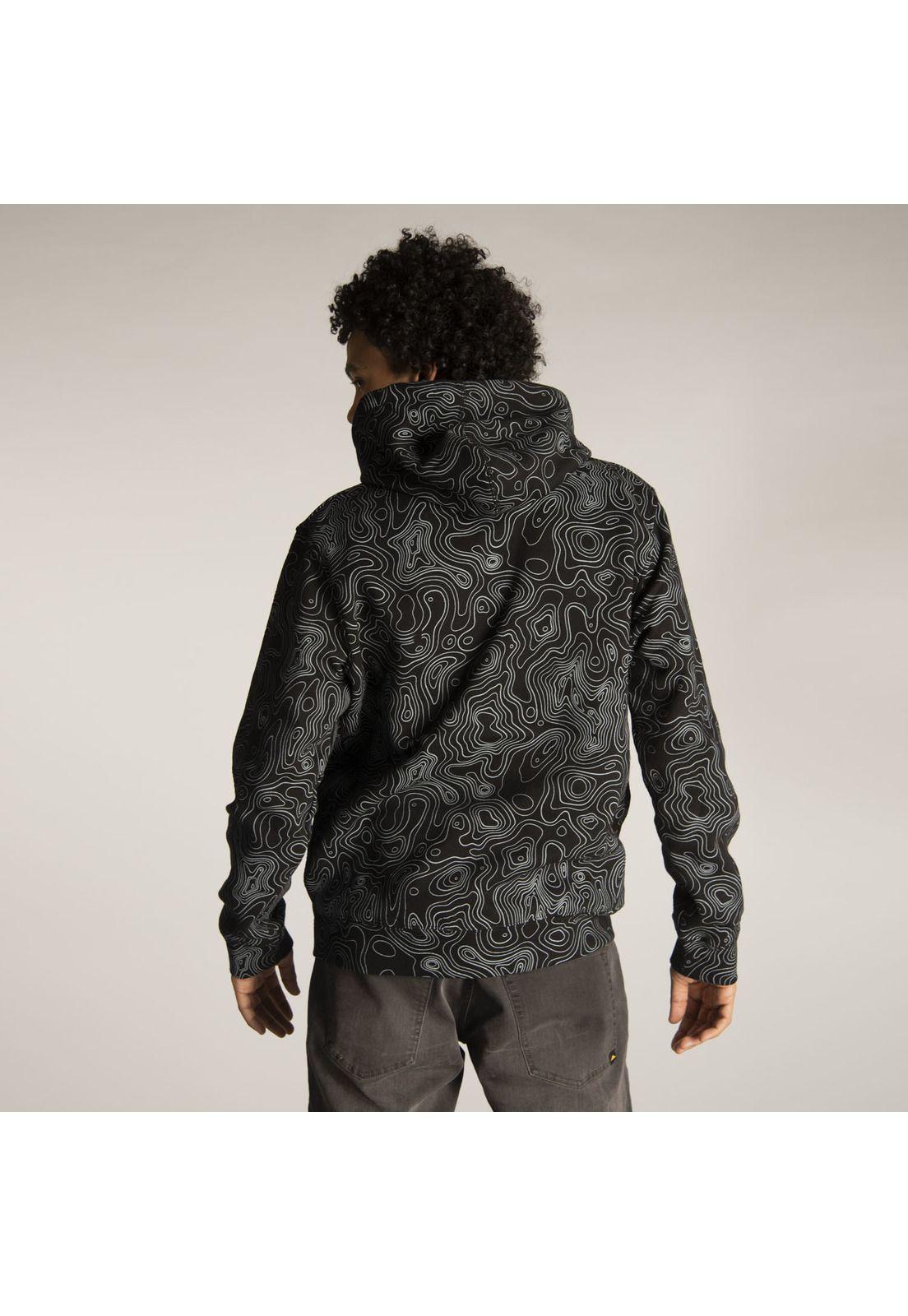 Polerón Hombre Fdtn Po Printed Hood Negro-5
