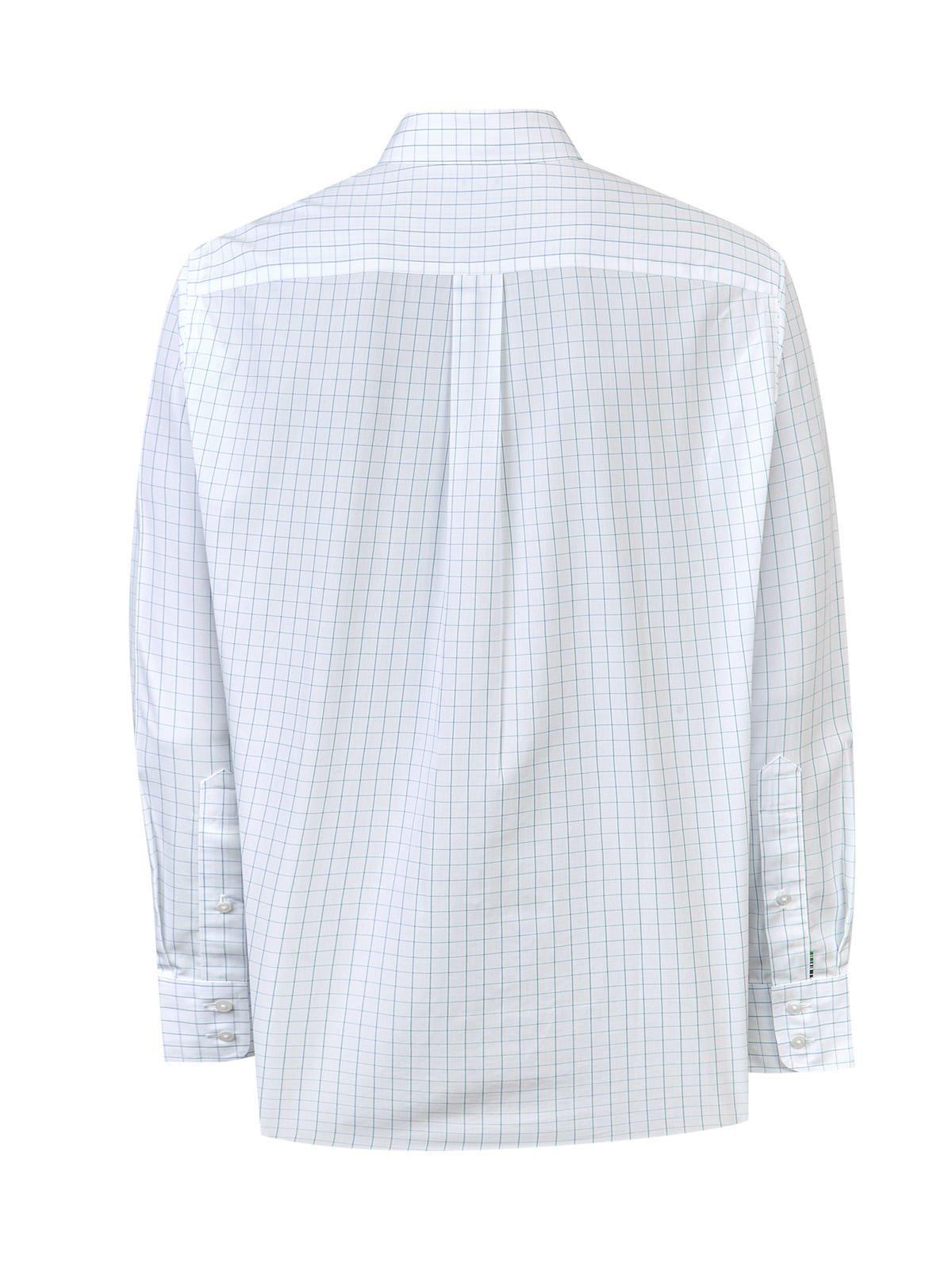 Camisa Cuello Button-Down Blanco Hombre Wf-3