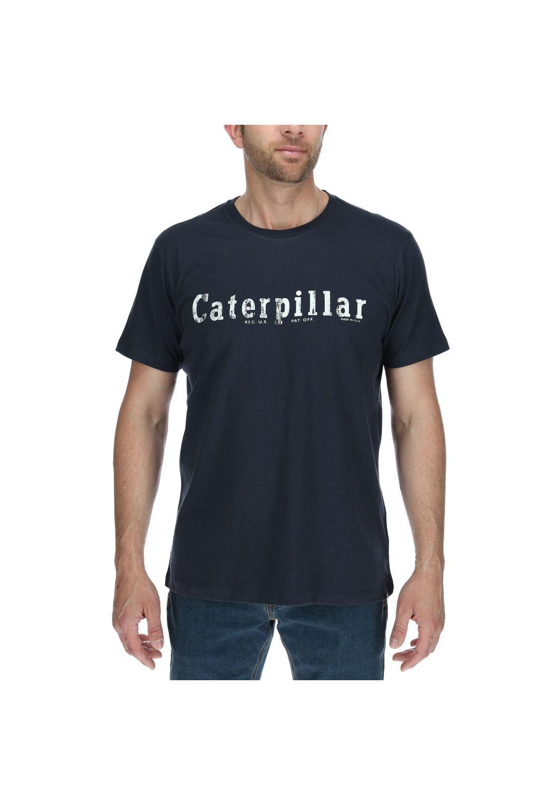 Polera Mc Hombre Vintage Logo Tee Azul-0