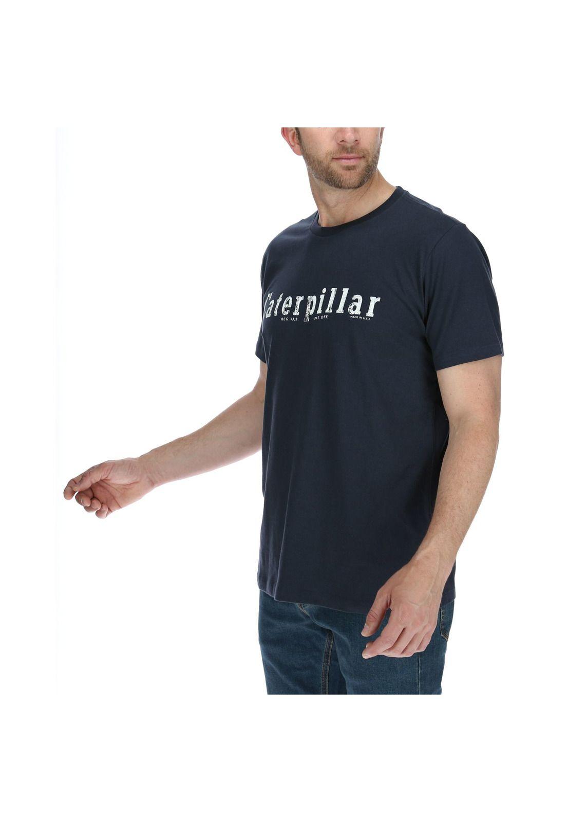 Polera Mc Hombre Vintage Logo Tee Azul-1