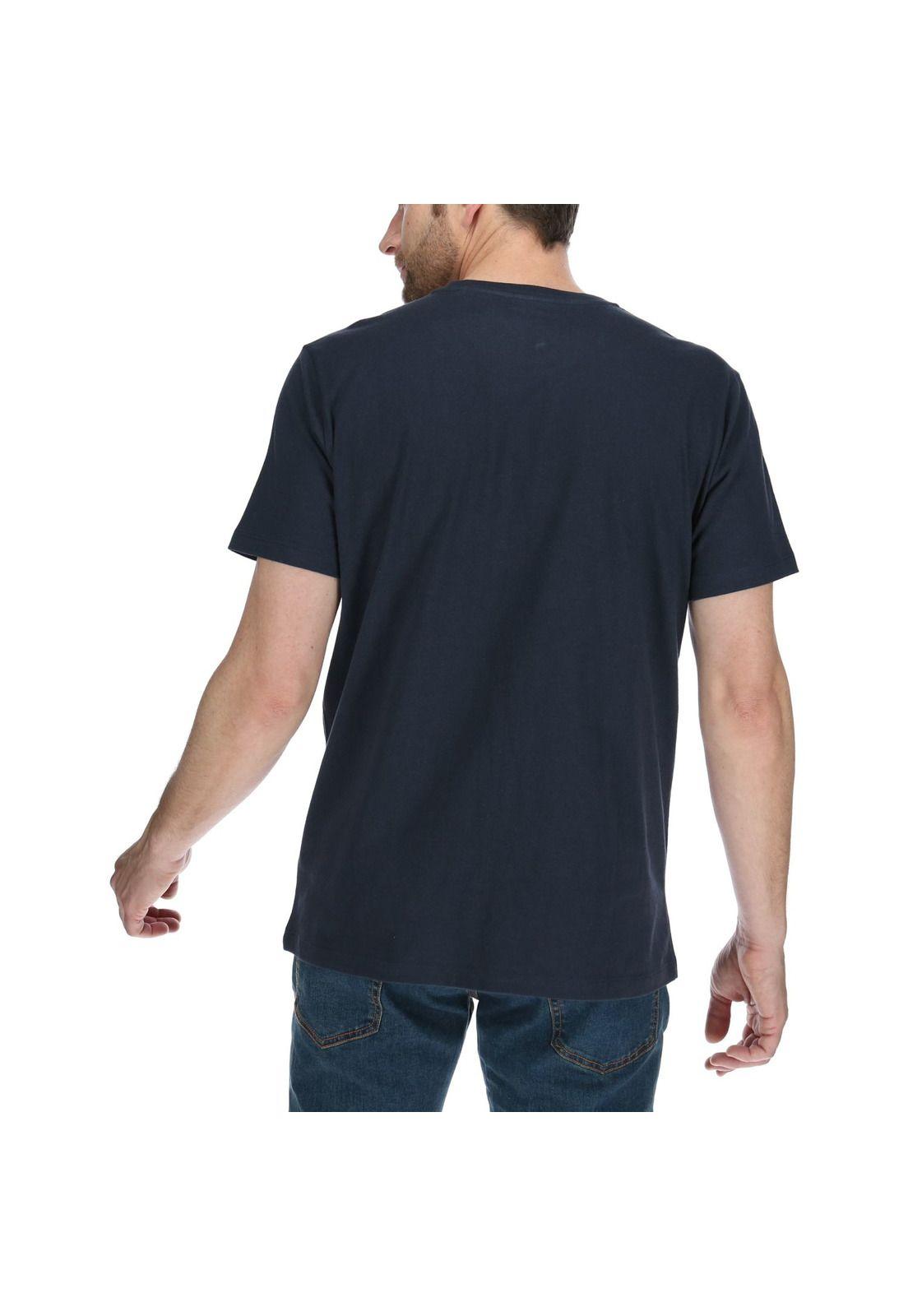 Polera Mc Hombre Vintage Logo Tee Azul-2