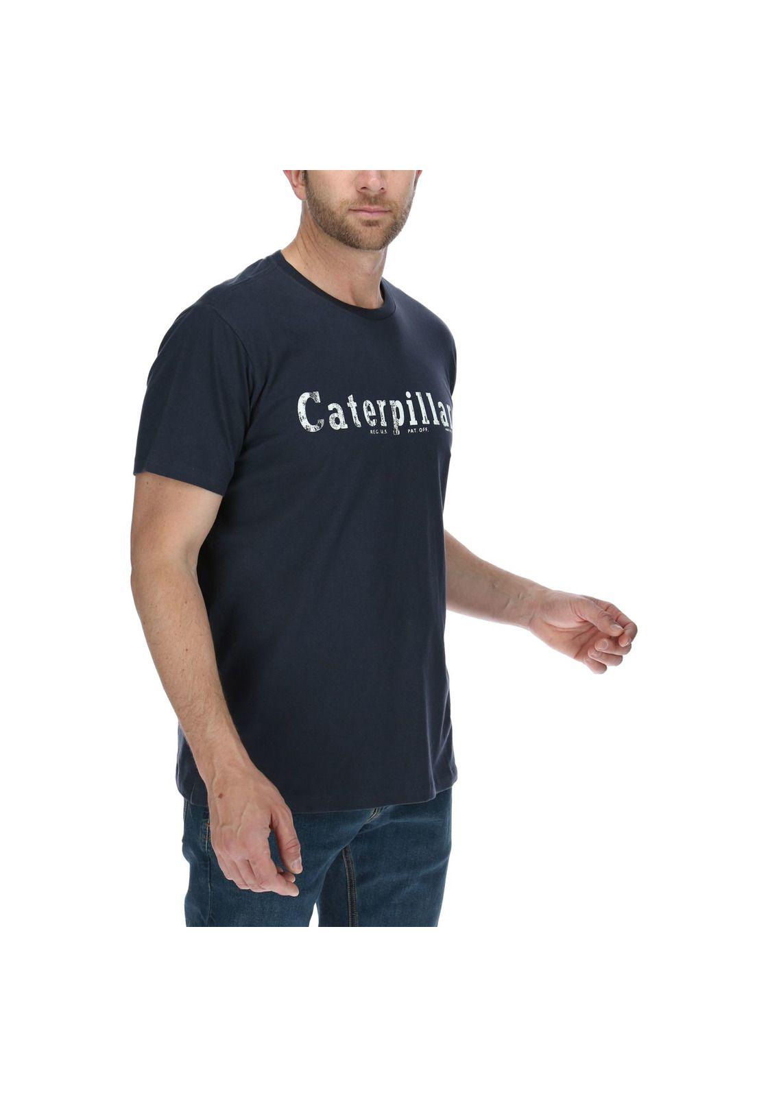 Polera Mc Hombre Vintage Logo Tee Azul-3